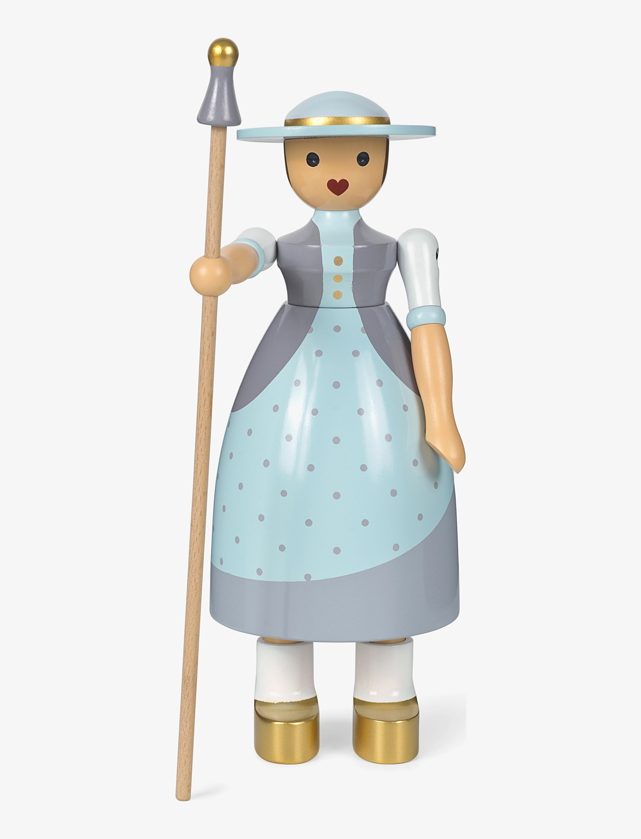 Kay Bojesen Hyrdinde, One Size, Decorative Accessories-details, Blau - Wooden Figures, Homeware