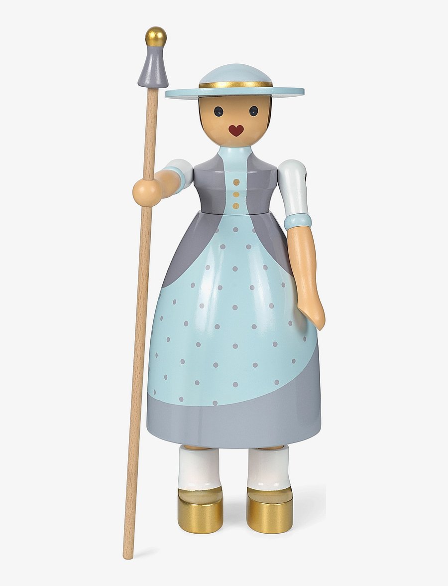 Kay Bojesen - Shepherdess - medinės statulėlės - light blue - 0