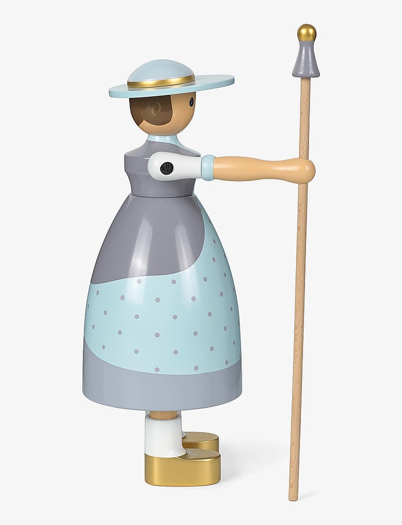 Kay Bojesen - Shepherdess - holzfiguren - light blue - 1