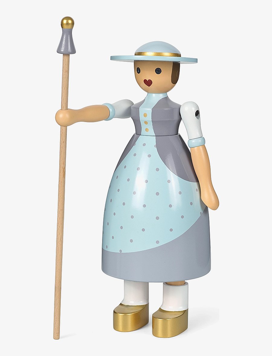 Kay Bojesen - Shepherdess - medinės statulėlės - light blue - 2
