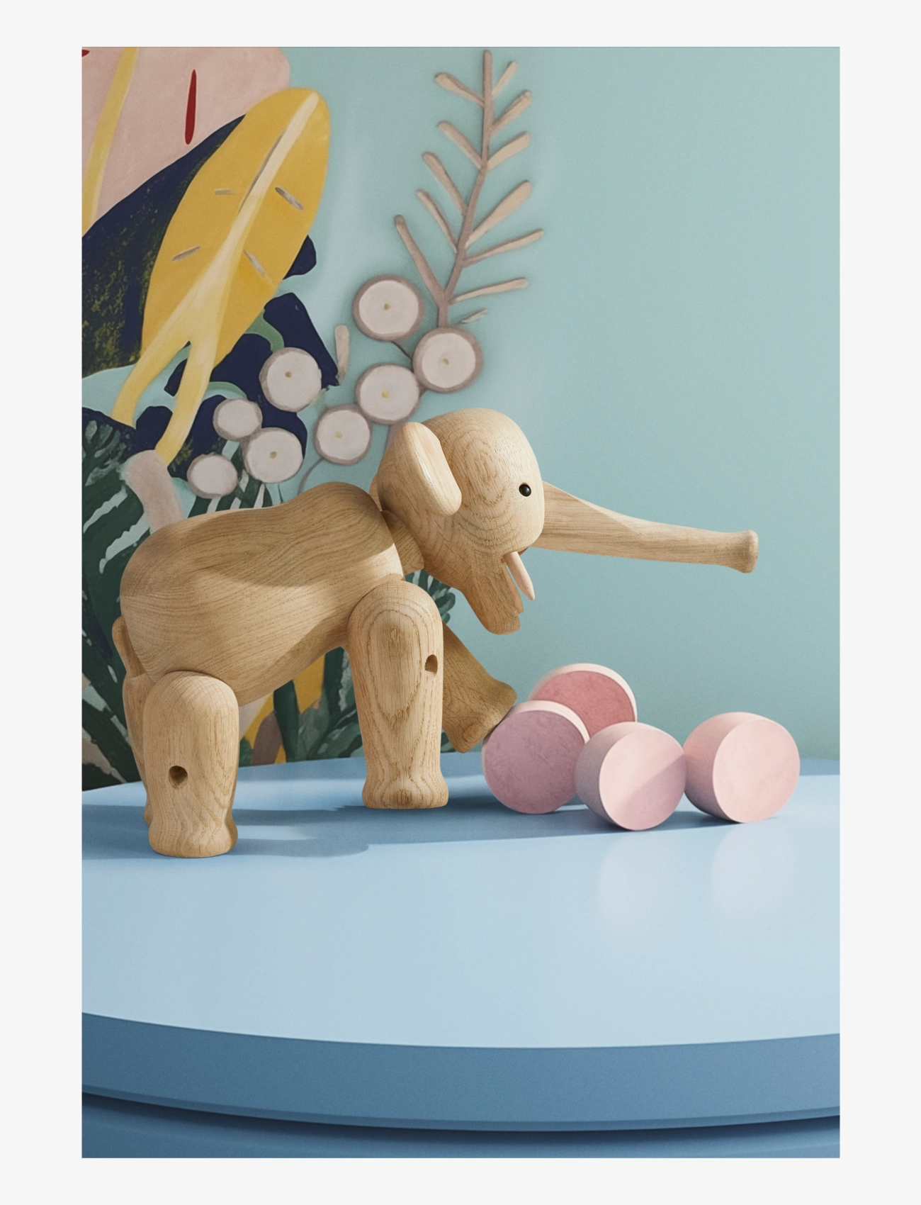 Kay Bojesen - Elephant liliput oak - drewniane figurki - oak - 4