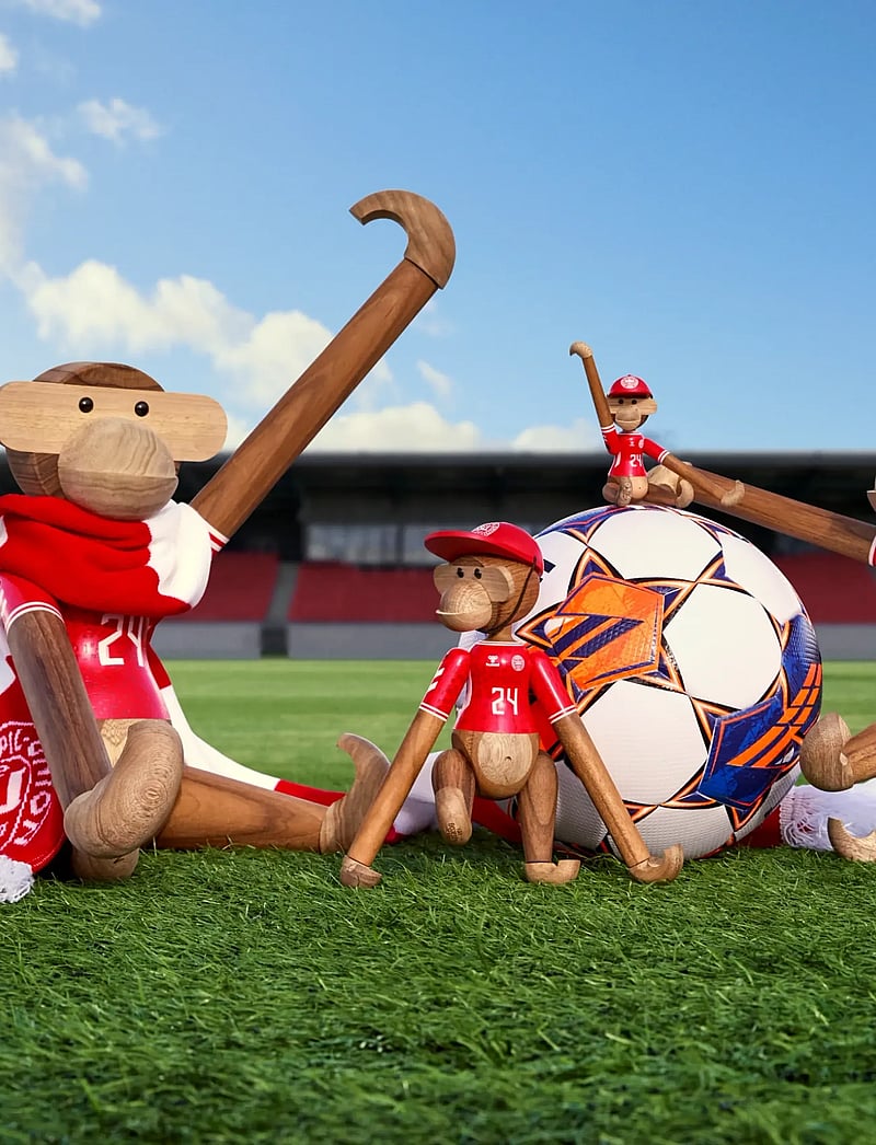 Kay Bojesen - Kasket x DBU lille rød - træfigurer - red - 3