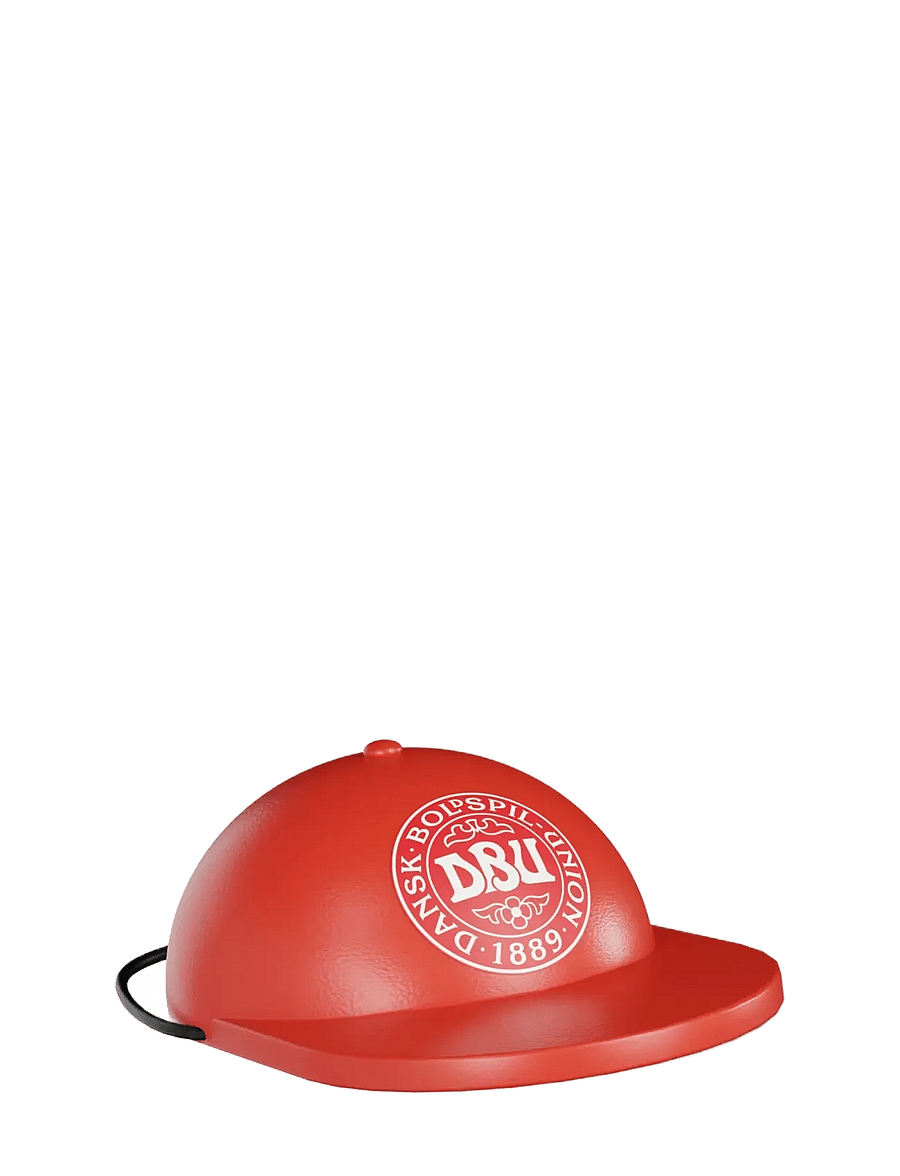 Kay Bojesen - Cap x DBU mini red - wooden figures - red - 1