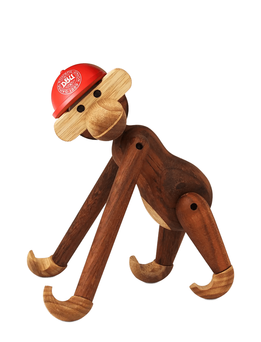 Kay Bojesen - Cap x DBU mini red - wooden figures - red - 3