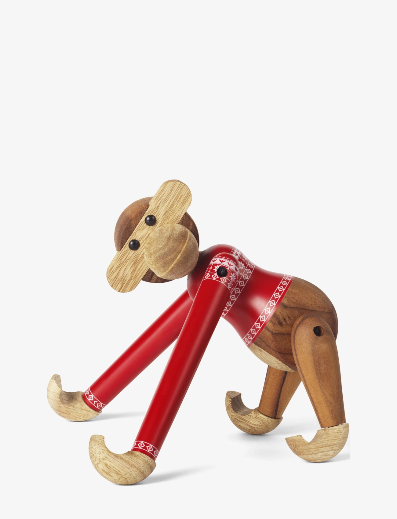 Kay Bojesen - Apa Christmas Jumper 2024 liten teak/limba - träfigurer - teak/limba - 3