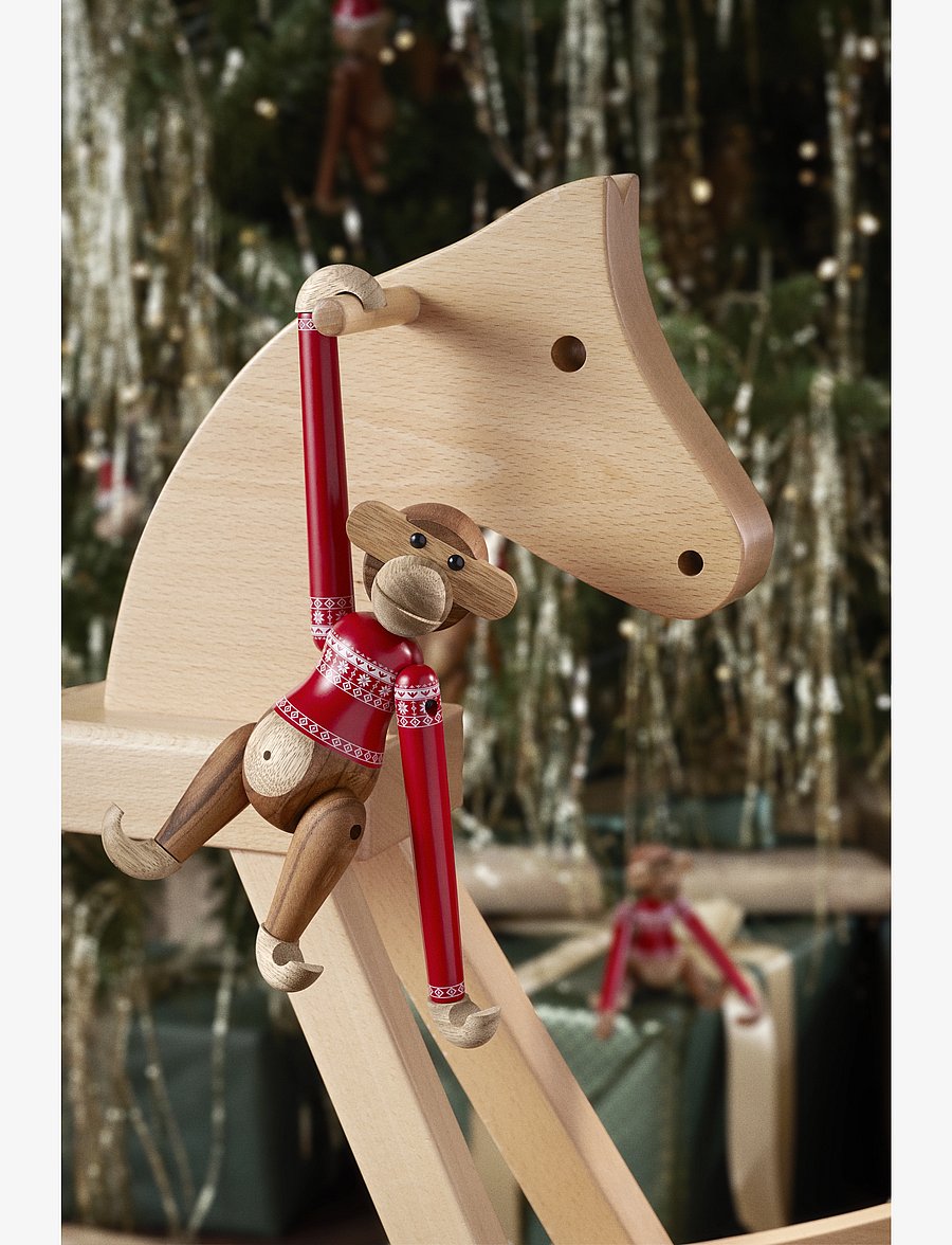 Kay Bojesen - Apa Christmas Jumper 2024 liten teak/limba - träfigurer - teak/limba - 5