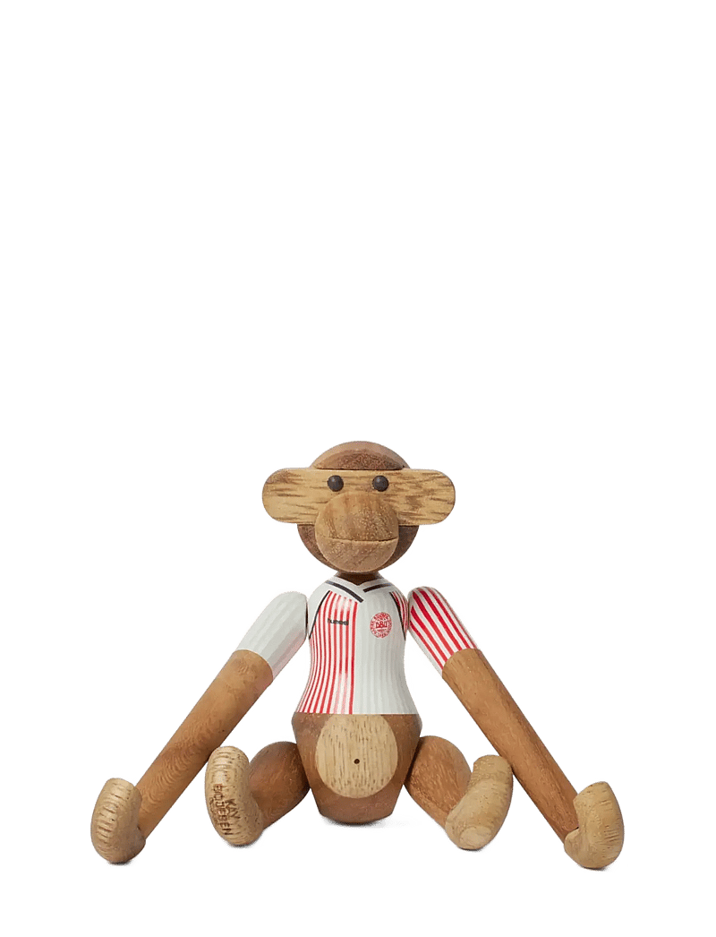 Kay Bojesen - Monkey x DBU 86 Away mini teak/limba - holzfiguren - teak/limba - 1