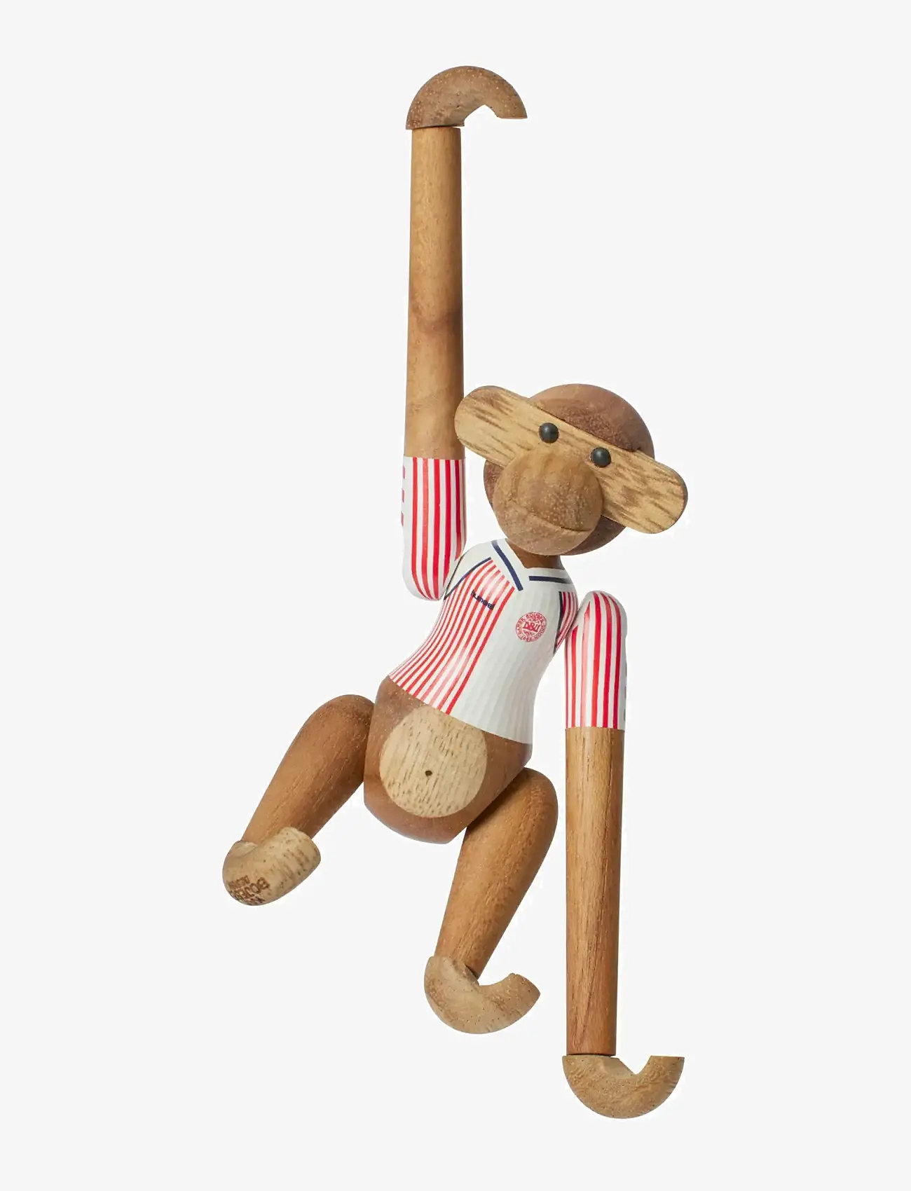Kay Bojesen - Monkey x DBU 86 Away mini teak/limba - holzfiguren - teak/limba - 3