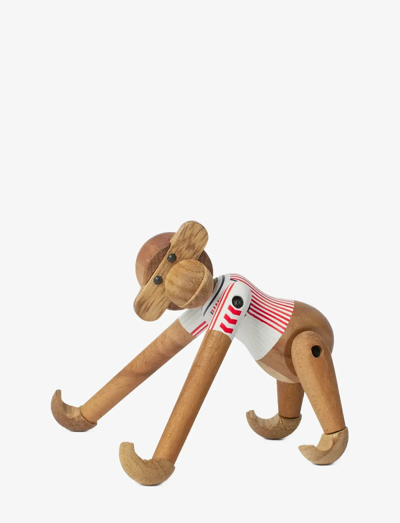 Kay Bojesen - Monkey x DBU 86 Away mini teak/limba - holzfiguren - teak/limba - 4