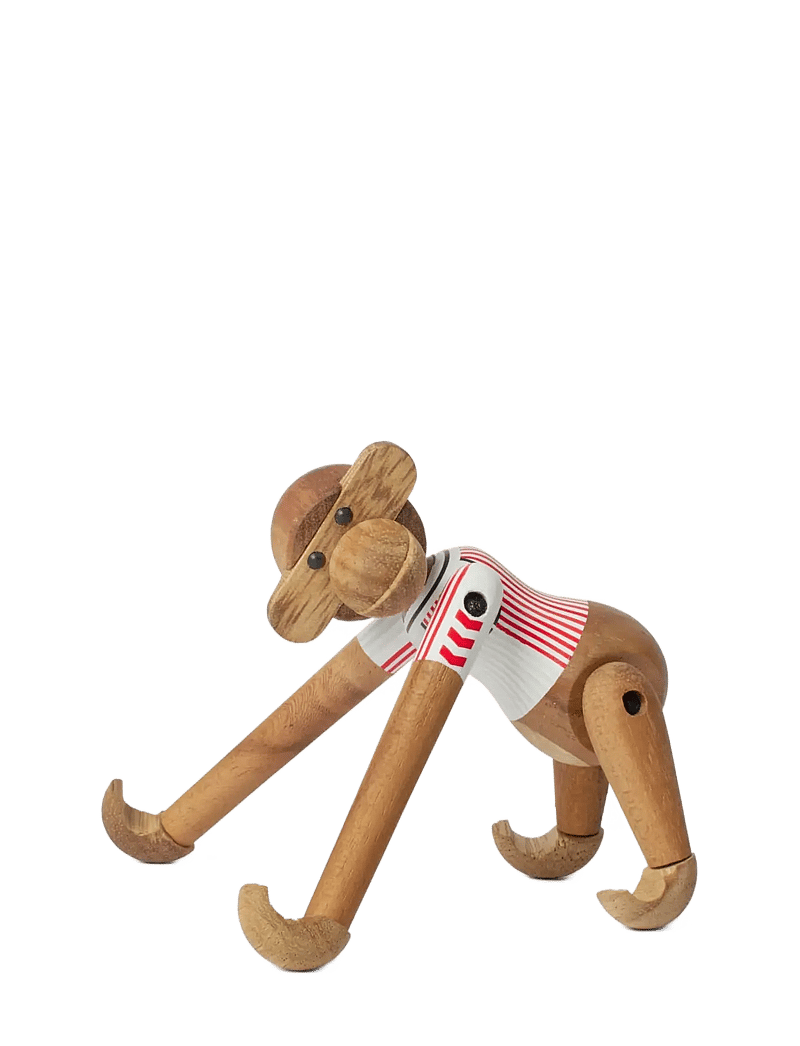 Kay Bojesen - Monkey x DBU 86 Away mini teak/limba - holzfiguren - teak/limba - 4