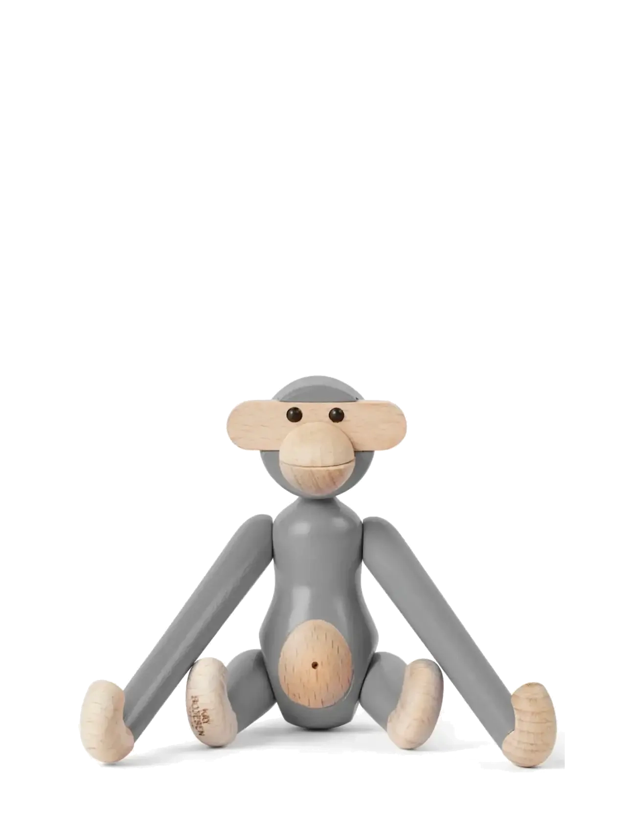 Kay Bojesen Abe Mini Grå, Figur og skulptur, Grå, Str: 9.5 CM