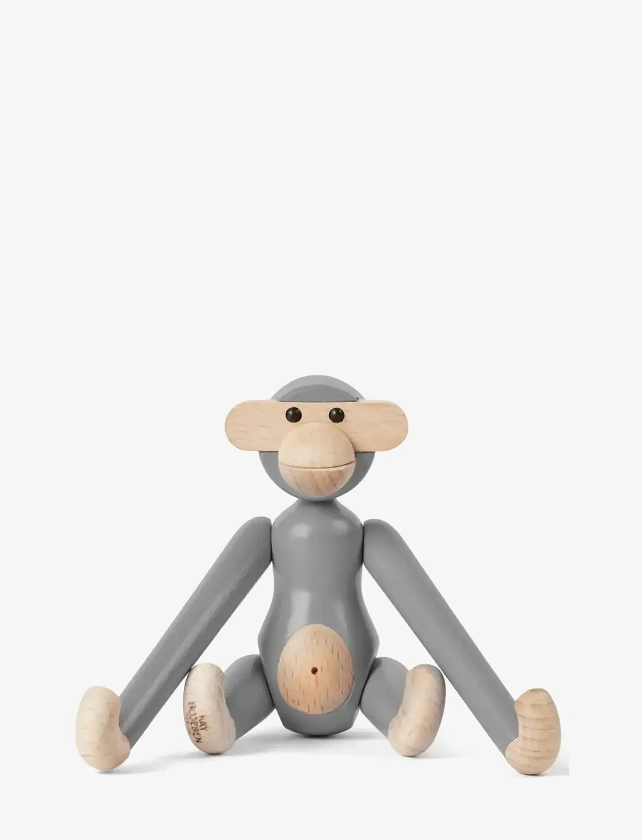 Kay Bojesen - Monkey mini grey - porzellanfiguren- & skulpturen - grey - 1