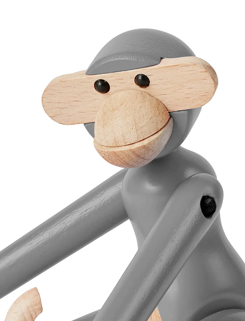 Kay Bojesen - Monkey mini grey - porzellanfiguren- & skulpturen - grey - 3