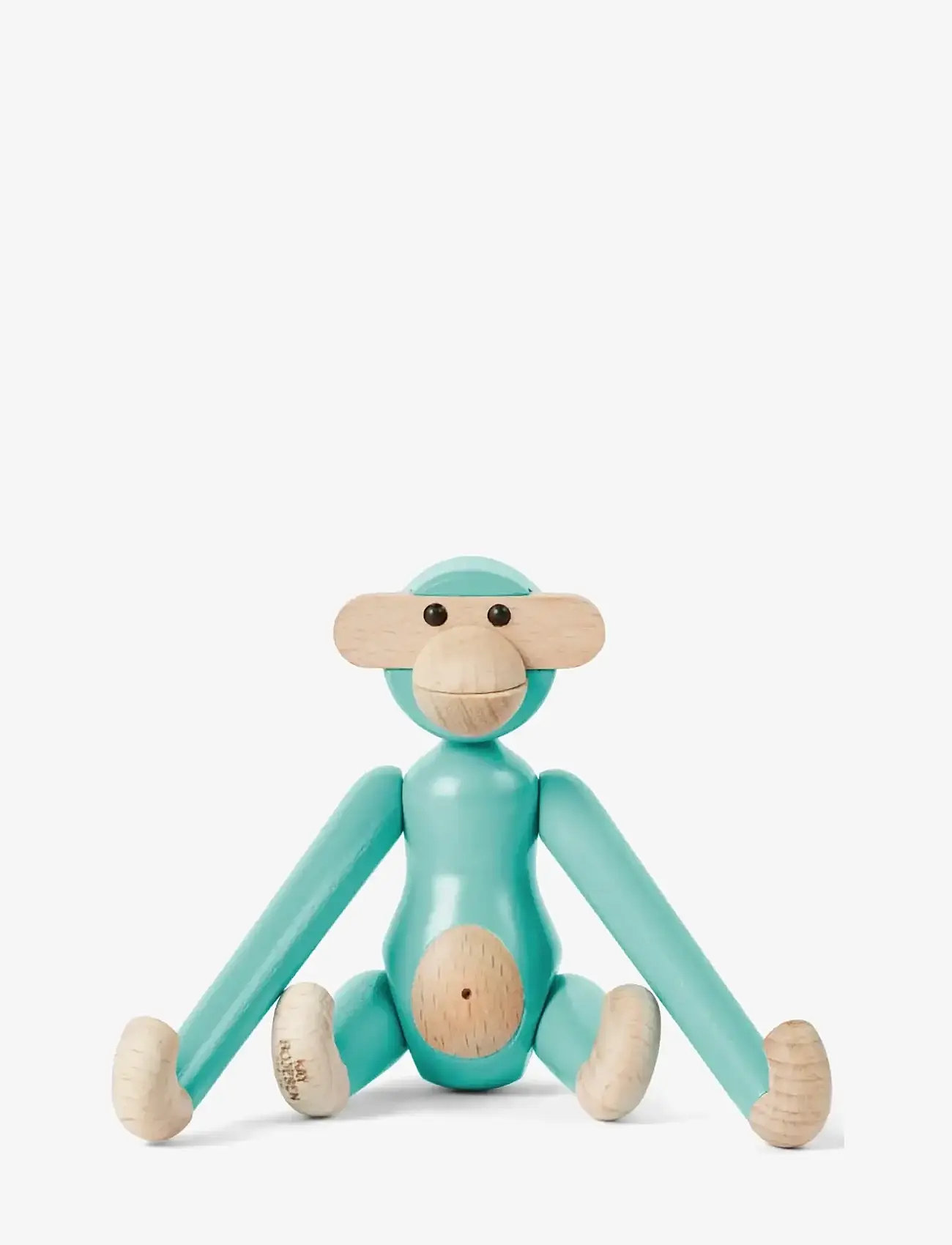 Kay Bojesen - Monkey mini turquoise - holzfiguren - turquoise - 1
