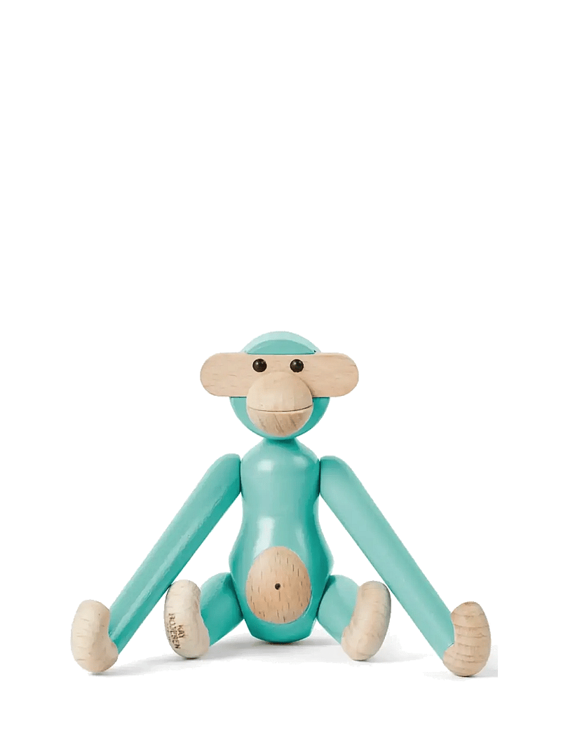 Kay Bojesen - Monkey mini turquoise - holzfiguren - turquoise - 1