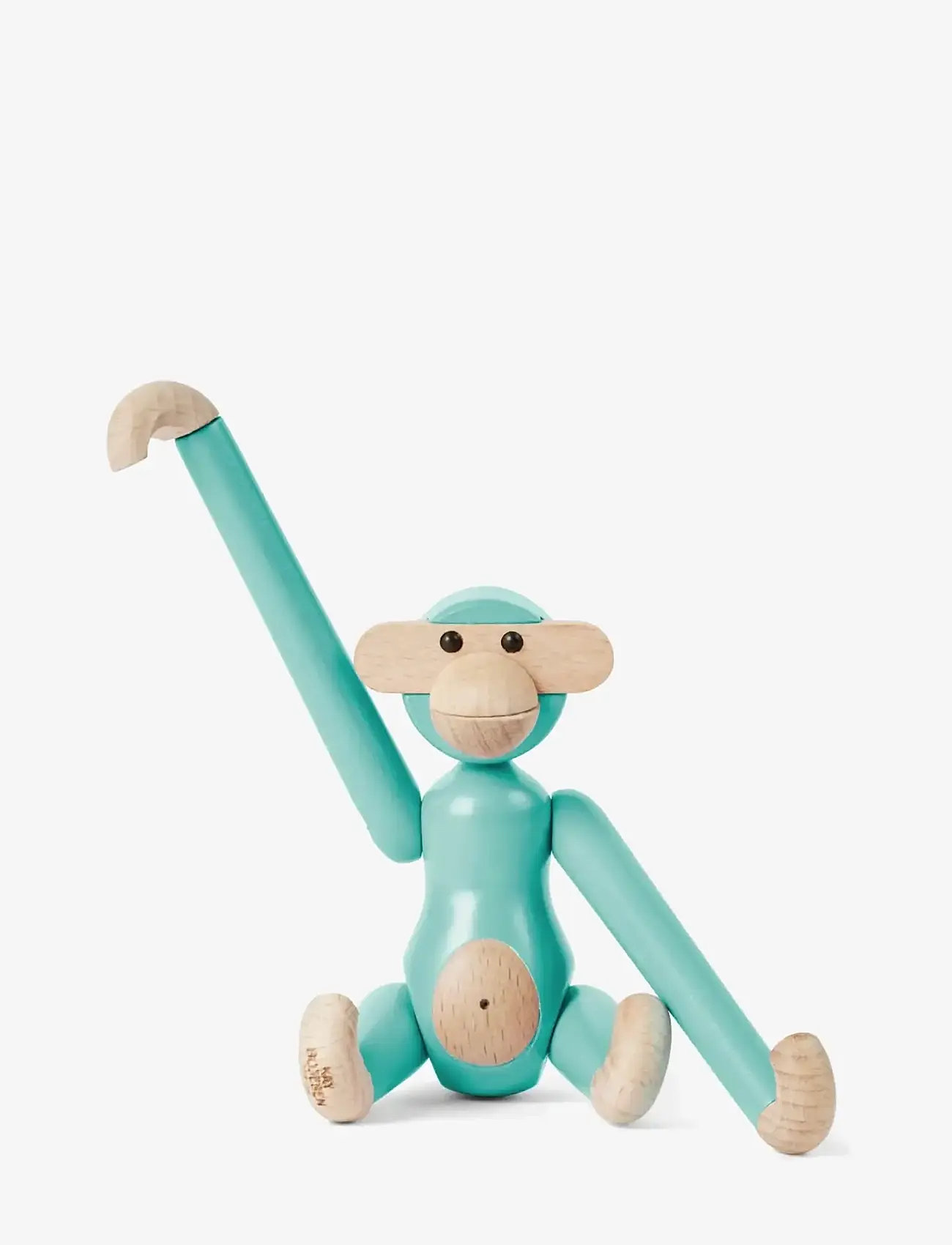 Kay Bojesen - Monkey mini turquoise - holzfiguren - turquoise - 2