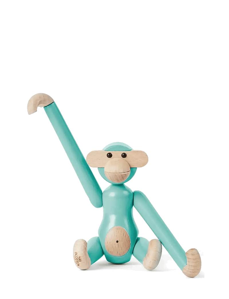 Kay Bojesen - Monkey mini turquoise - holzfiguren - turquoise - 2