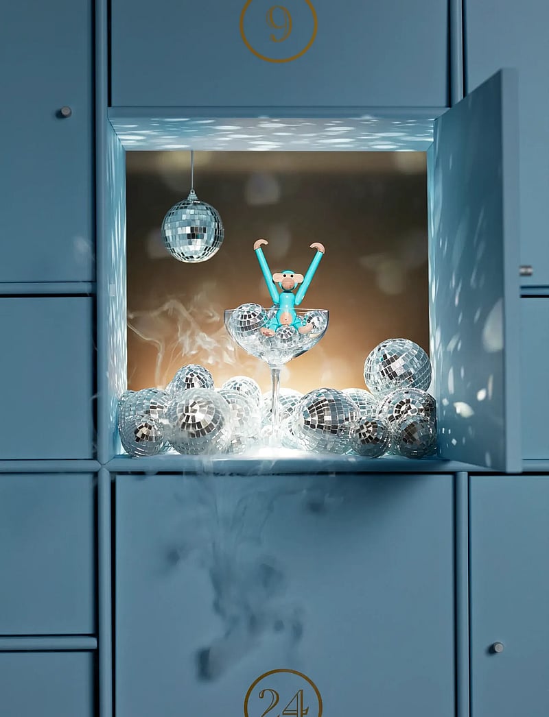 Kay Bojesen - Monkey mini turquoise - holzfiguren - turquoise - 4