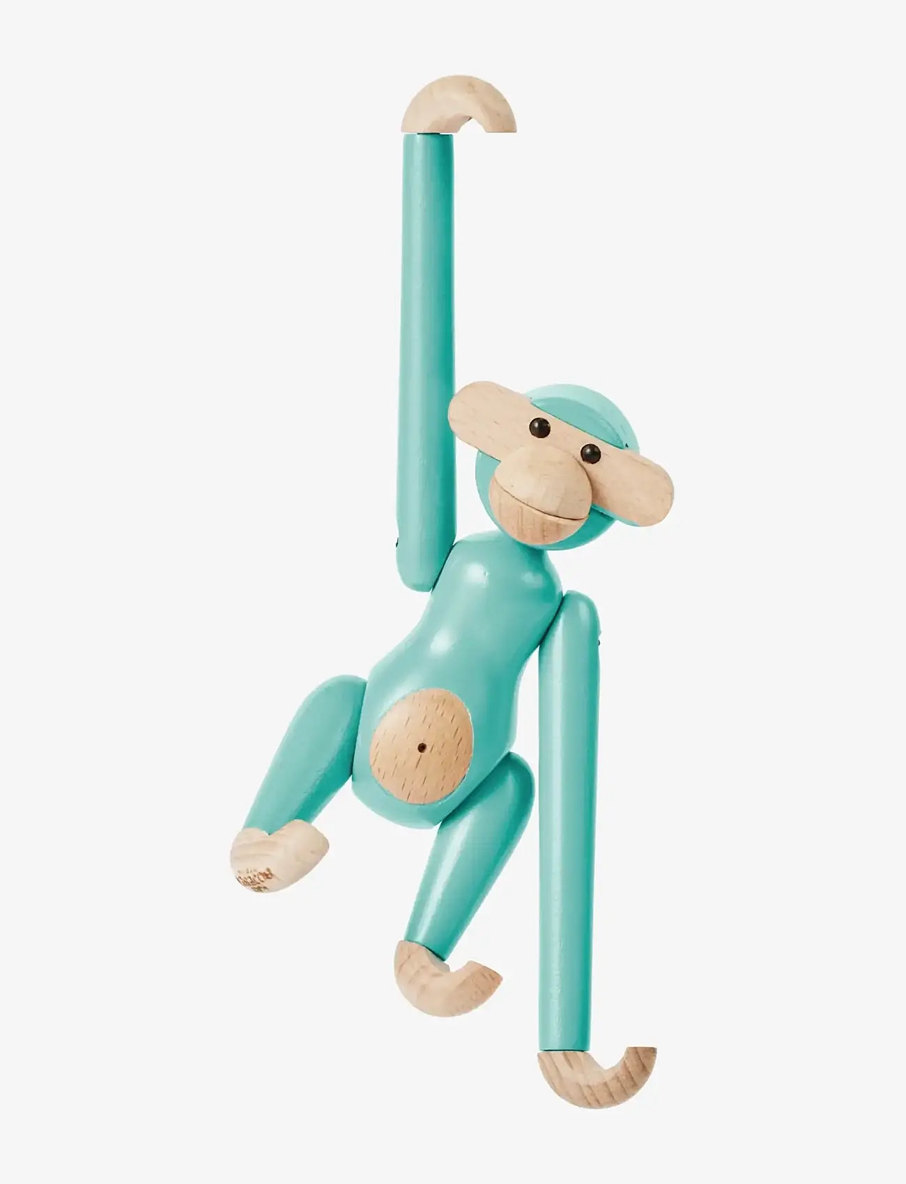 Kay Bojesen - Monkey mini turquoise - holzfiguren - turquoise - 3