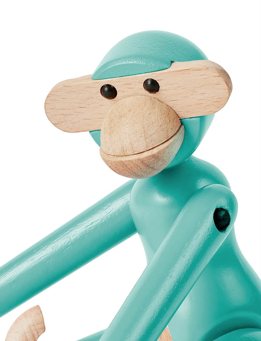 Kay Bojesen - Abe mini turkis - træfigurer - turquoise - 5