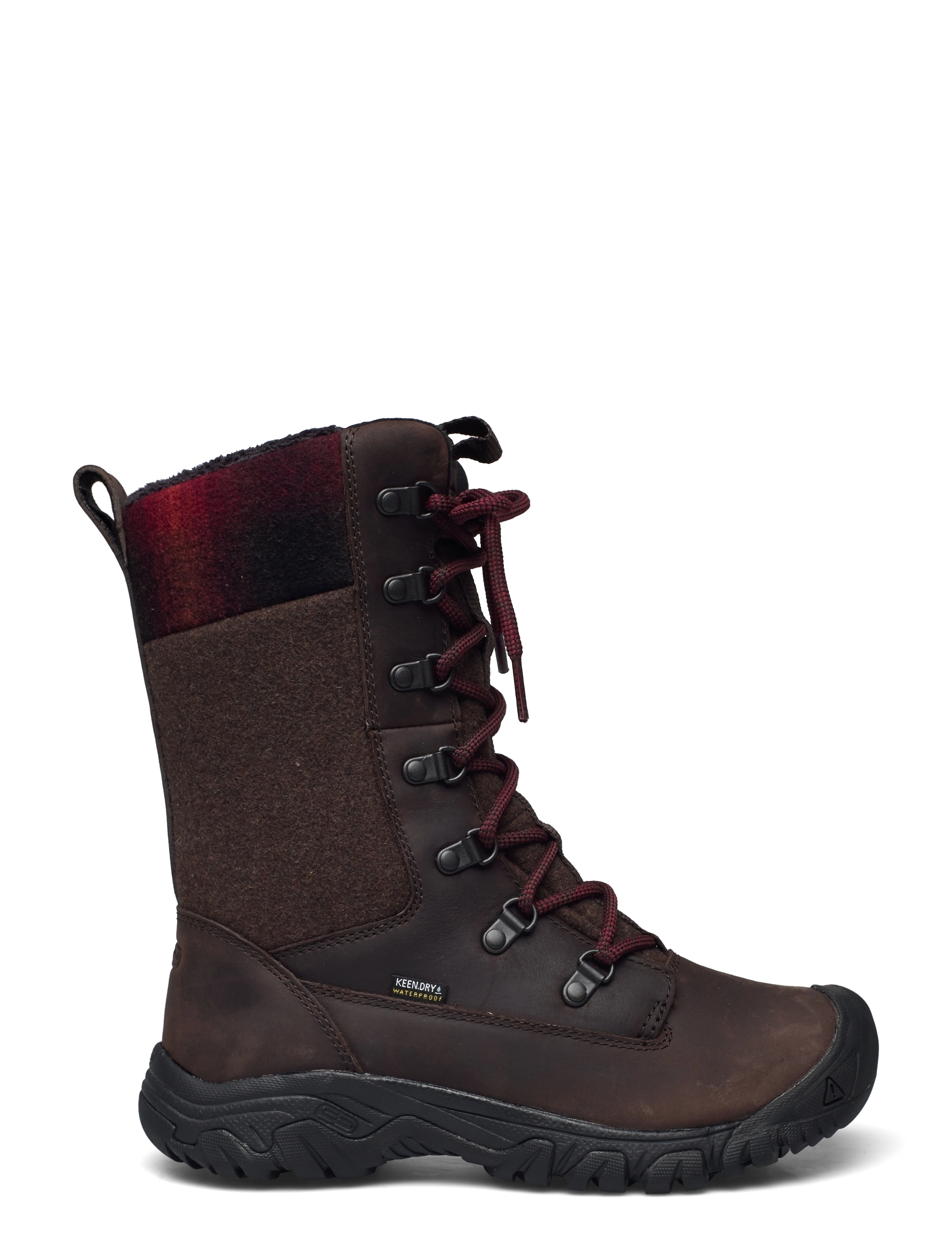 Keen Closeout - GRETA TALL BOOT WP - chestnut/mulch - 1