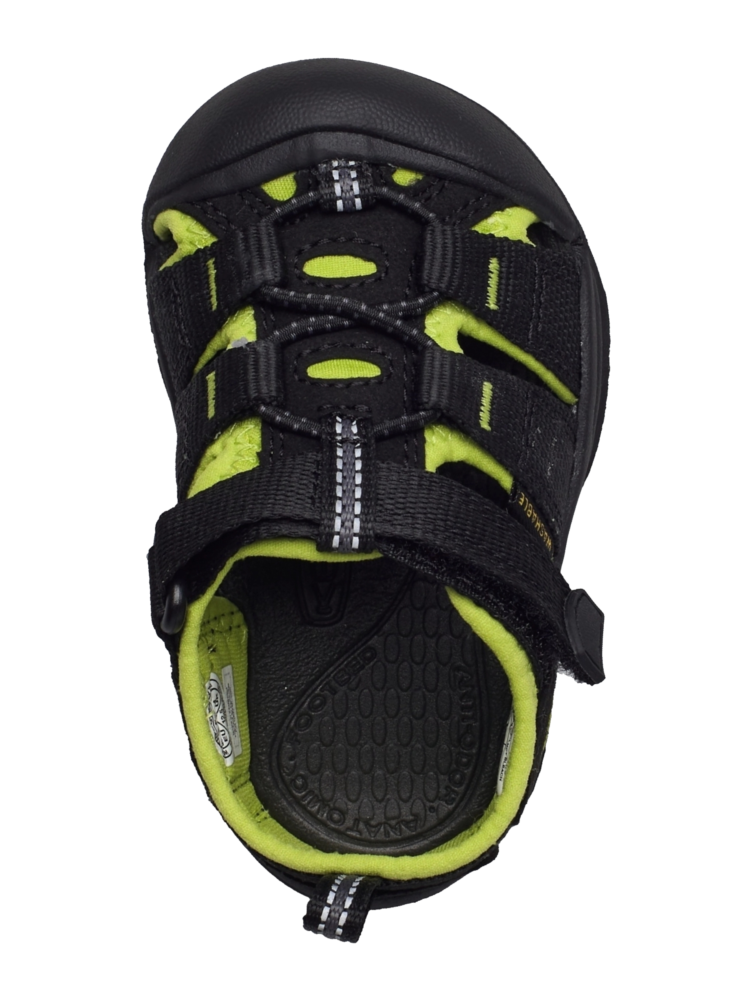 KEEN - KE NEWPORT H2 T BLACK-LIME GREEN - black-lime green - 3