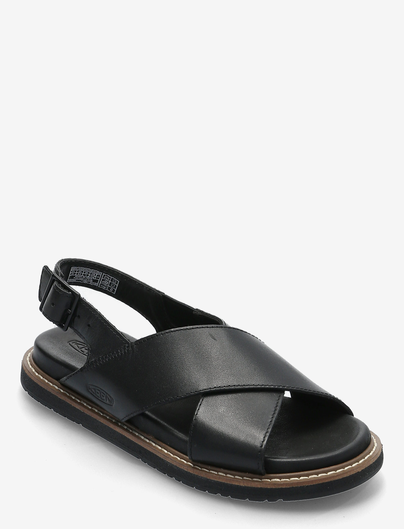 KEEN - KE LANA CROSS STRAP SANDAL W BLACK-BLACK - black-black - 0