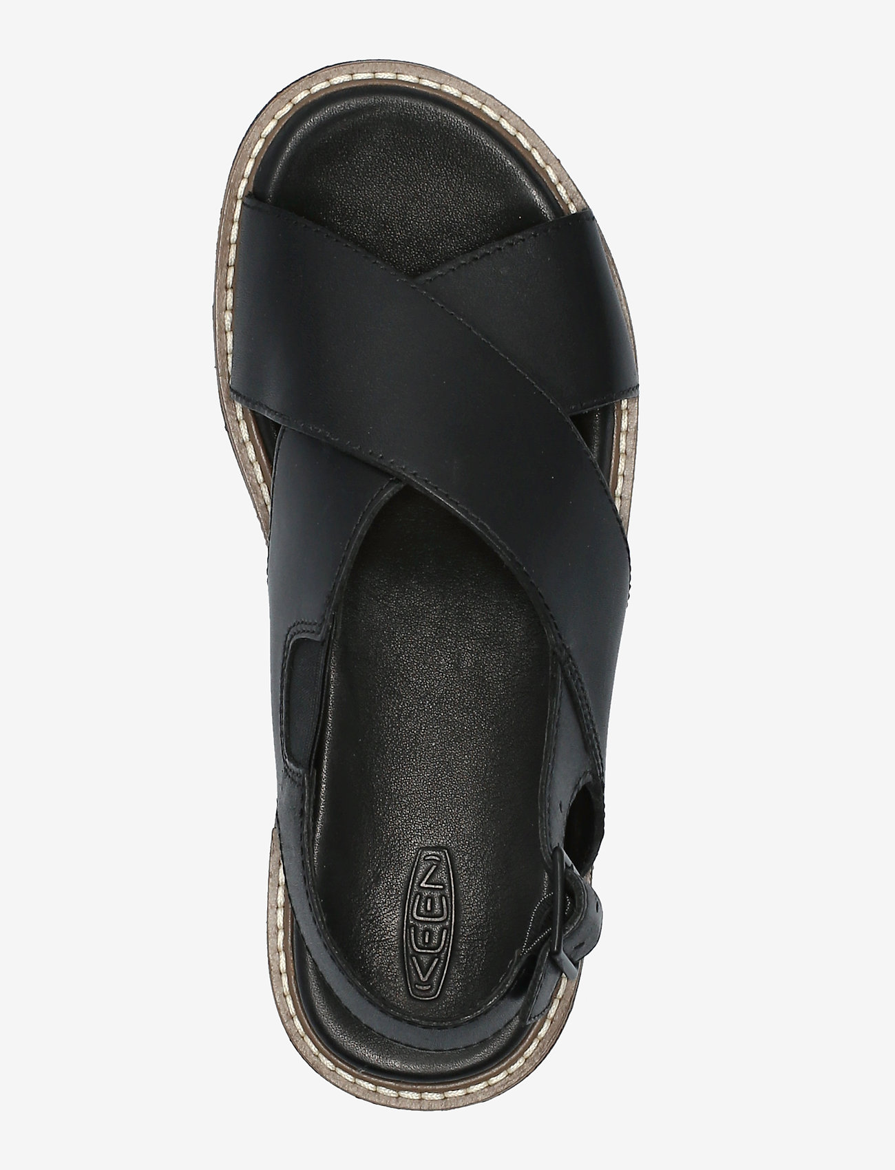 KEEN - KE LANA CROSS STRAP SANDAL W BLACK-BLACK - black-black - 3