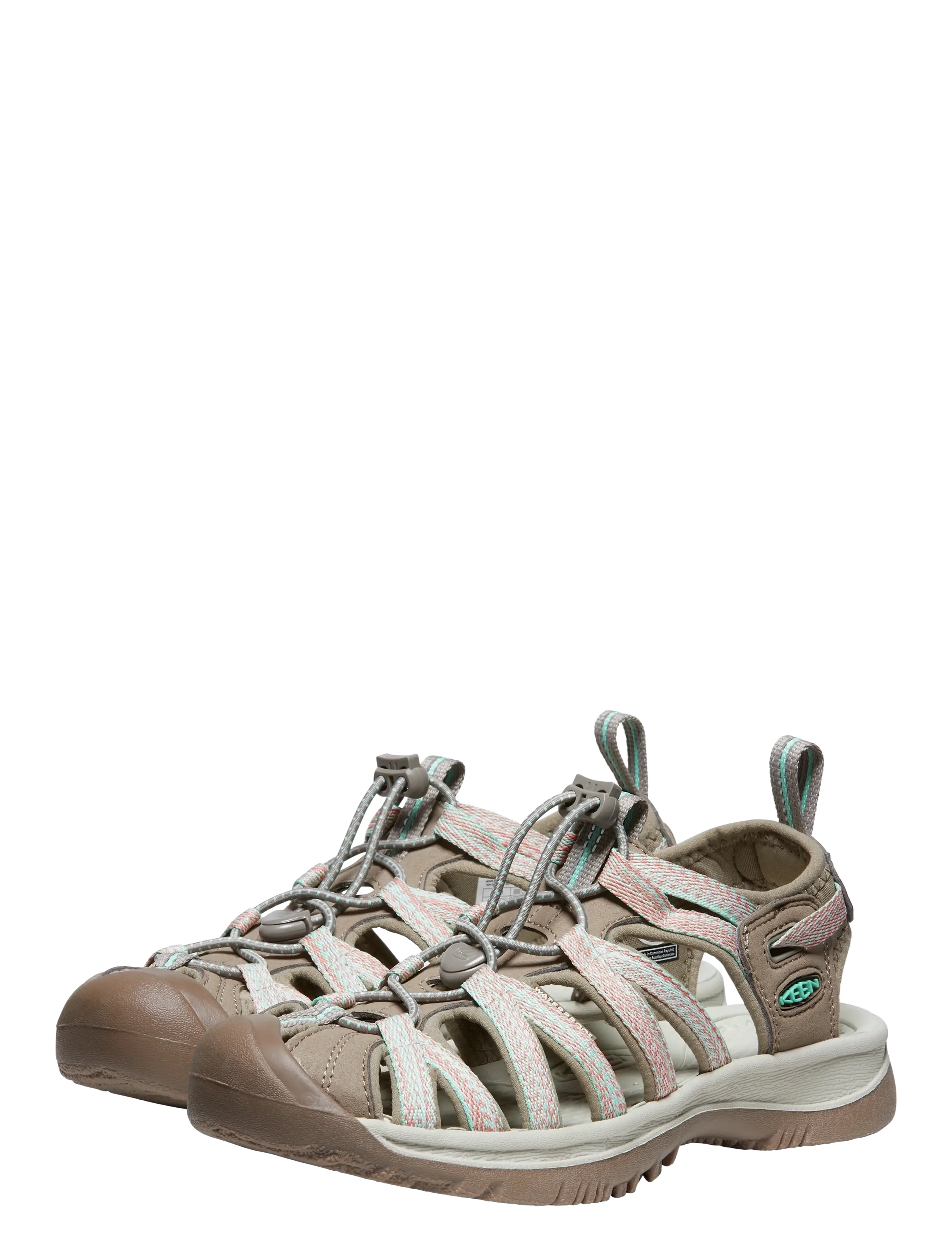 KEEN - KE WHISPER W - hiking sandals - taupe-coral - 2