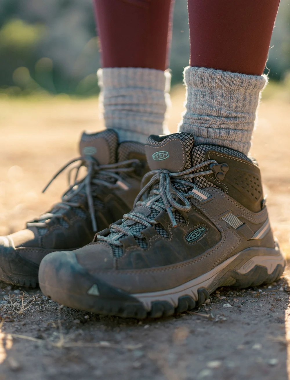 KEEN Ke Targhee Iii Mid Wp W Magnet atlantic Blue Hiking walking shoes Boozt