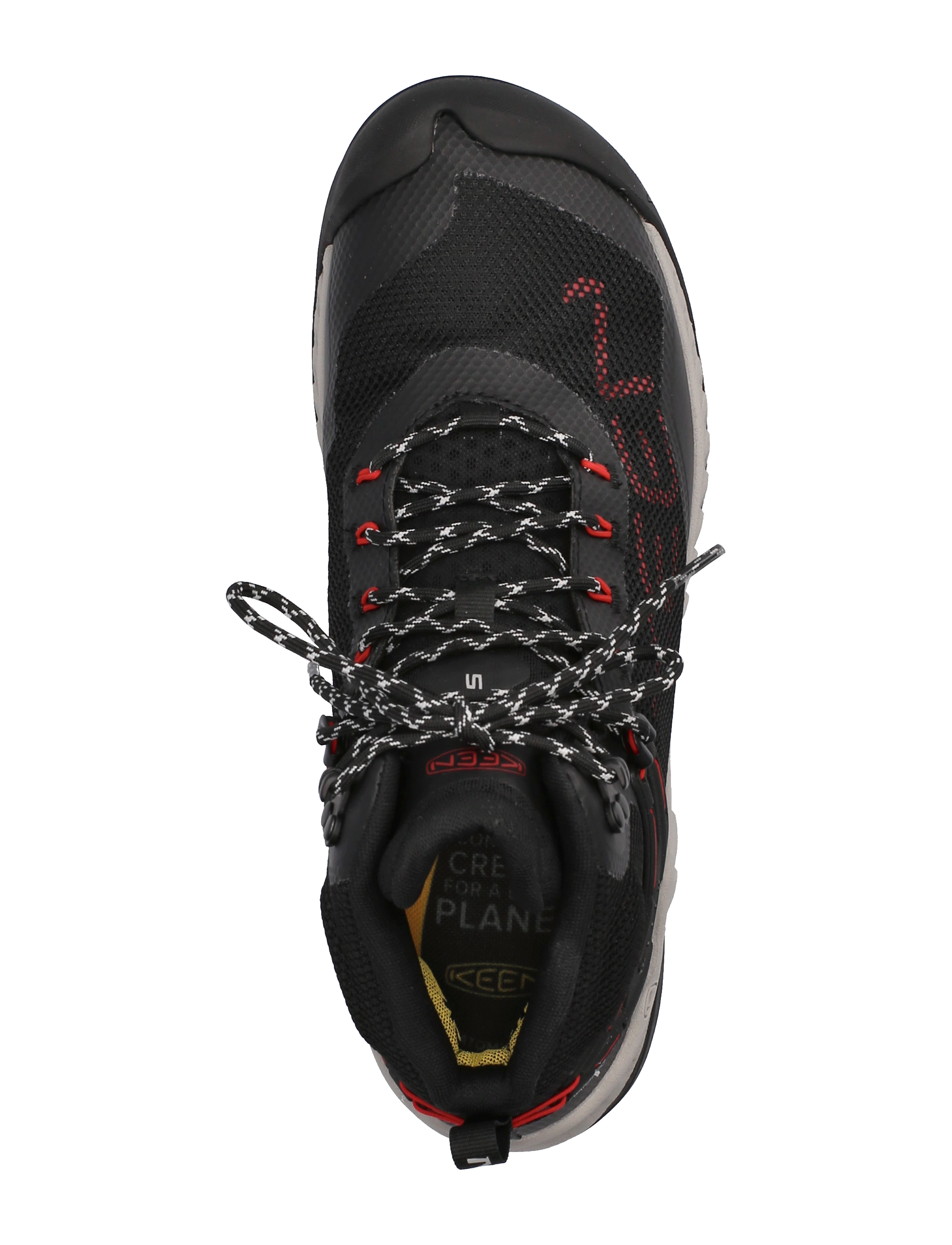 KEEN - KE NXIS EVO MID WP BLACK-RED CARPET - black-red carpet - 2