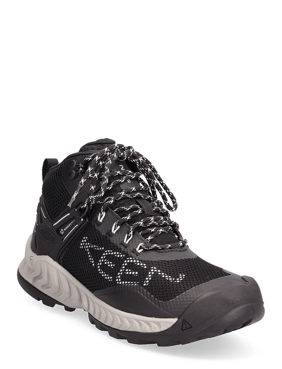 KEEN - KE NXIS EVO MID WP BLACK-BLUE GLASS - tursko & fjellsko - black-blue glass - 0