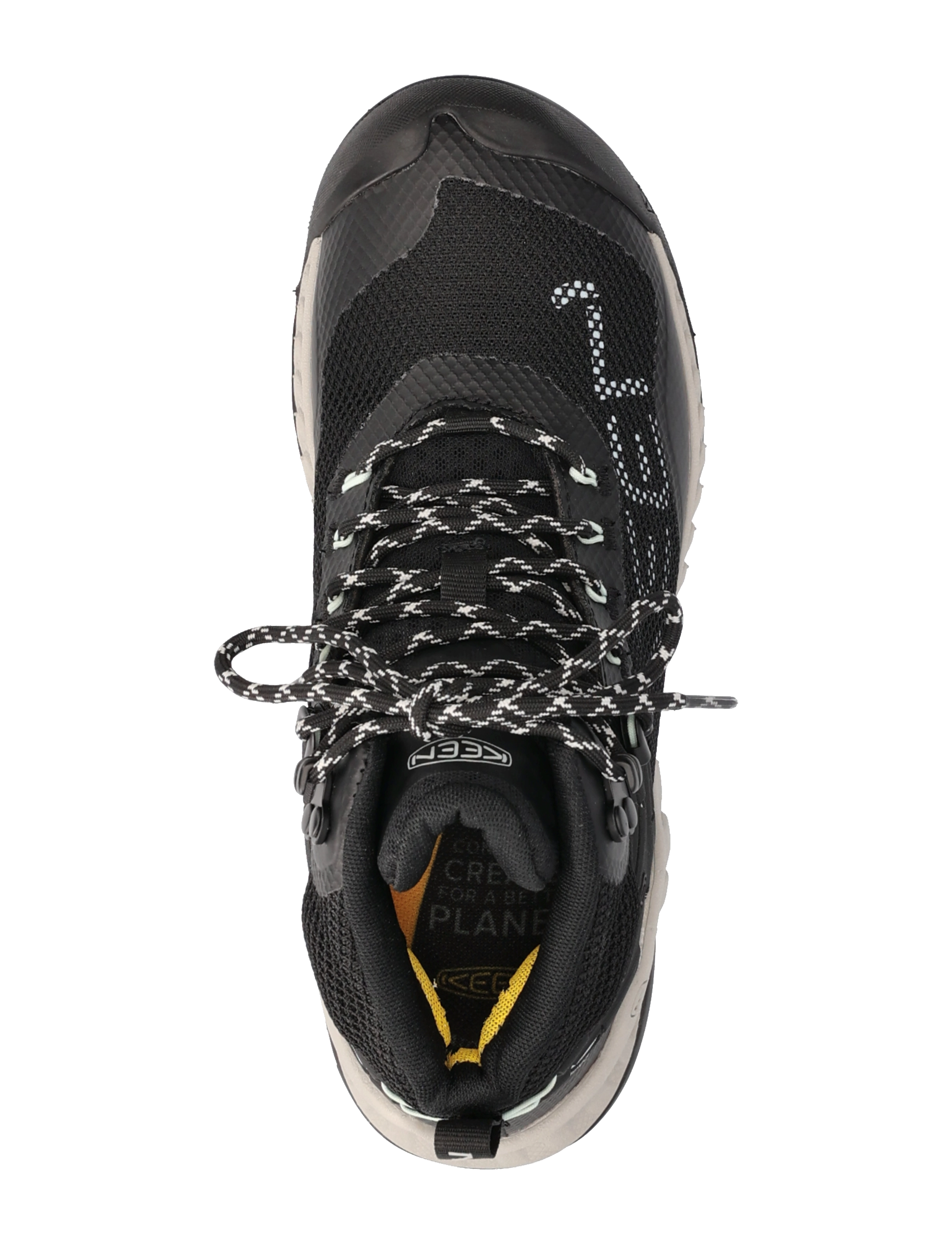 KEEN - KE NXIS EVO MID WP BLACK-BLUE GLASS - vinterstøvler - black-blue glass - 3
