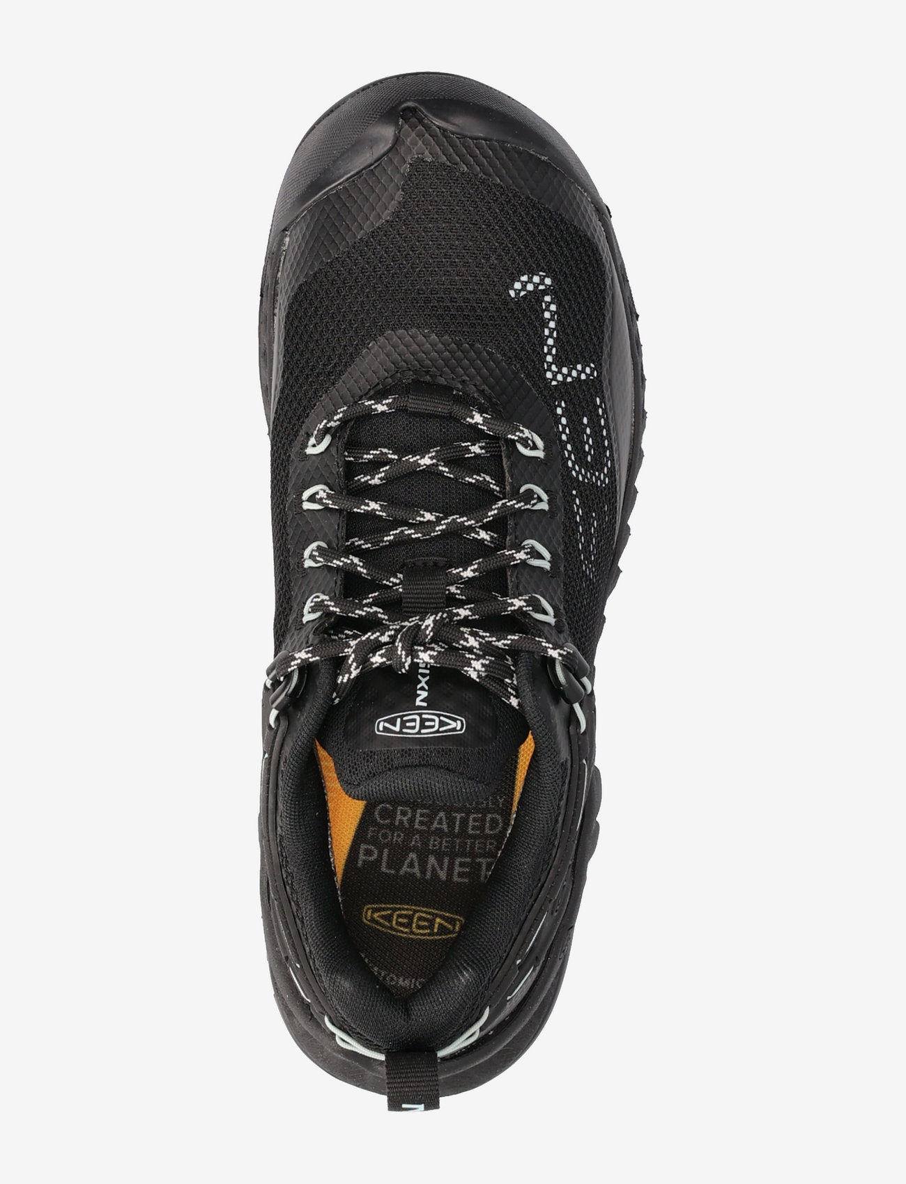 KEEN - KE NXIS EVO WP W-BLACK-CLOUD BLUE - hiking shoes - black-cloud blue - 3