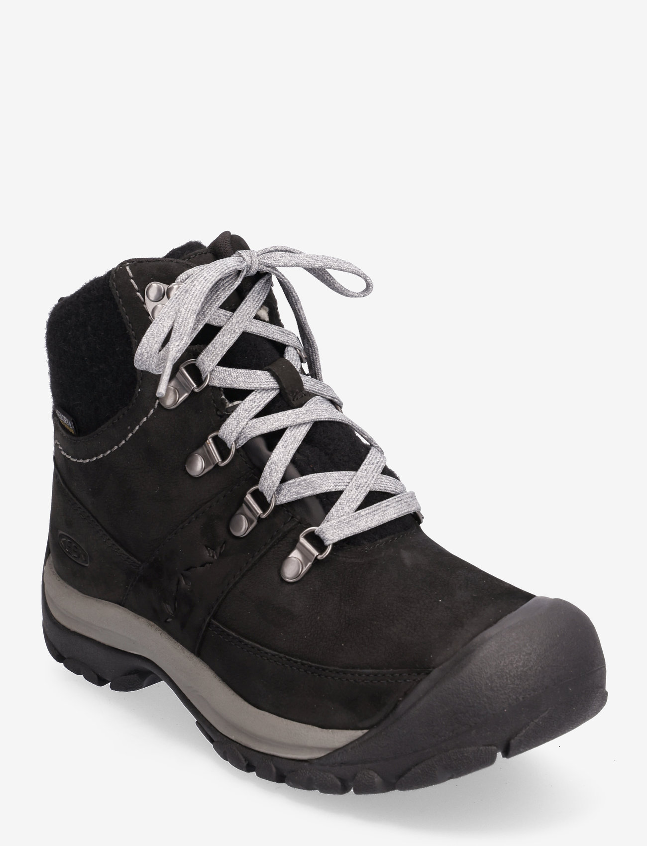 KEEN - KE KACI III WINTER MID WP W-BLACK-STEEL GRE - hiking shoes - black-steel grey - 0