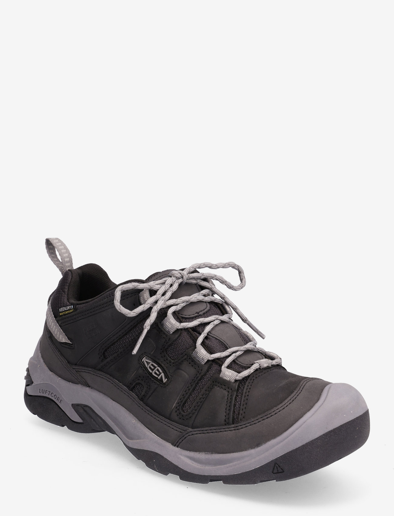 KEEN - KE KE CIRCADIA WP M - hiking shoes - black-steel grey - 0