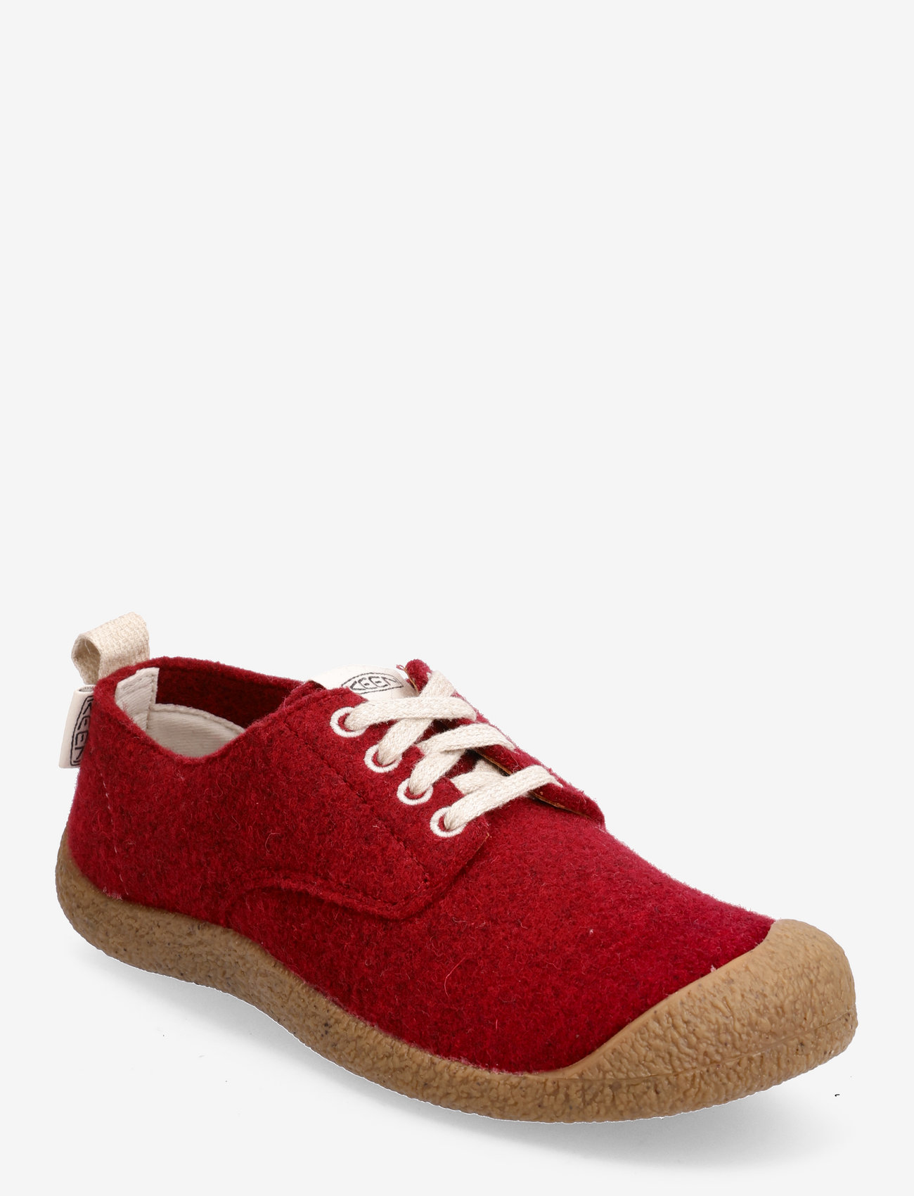 KEEN - KE MOSEY DERBY W-RED FELT-BIRCH - sneakers - red felt-birch - 0