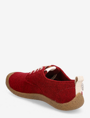 KEEN - KE MOSEY DERBY W-RED FELT-BIRCH - sneakers - red felt-birch - 2