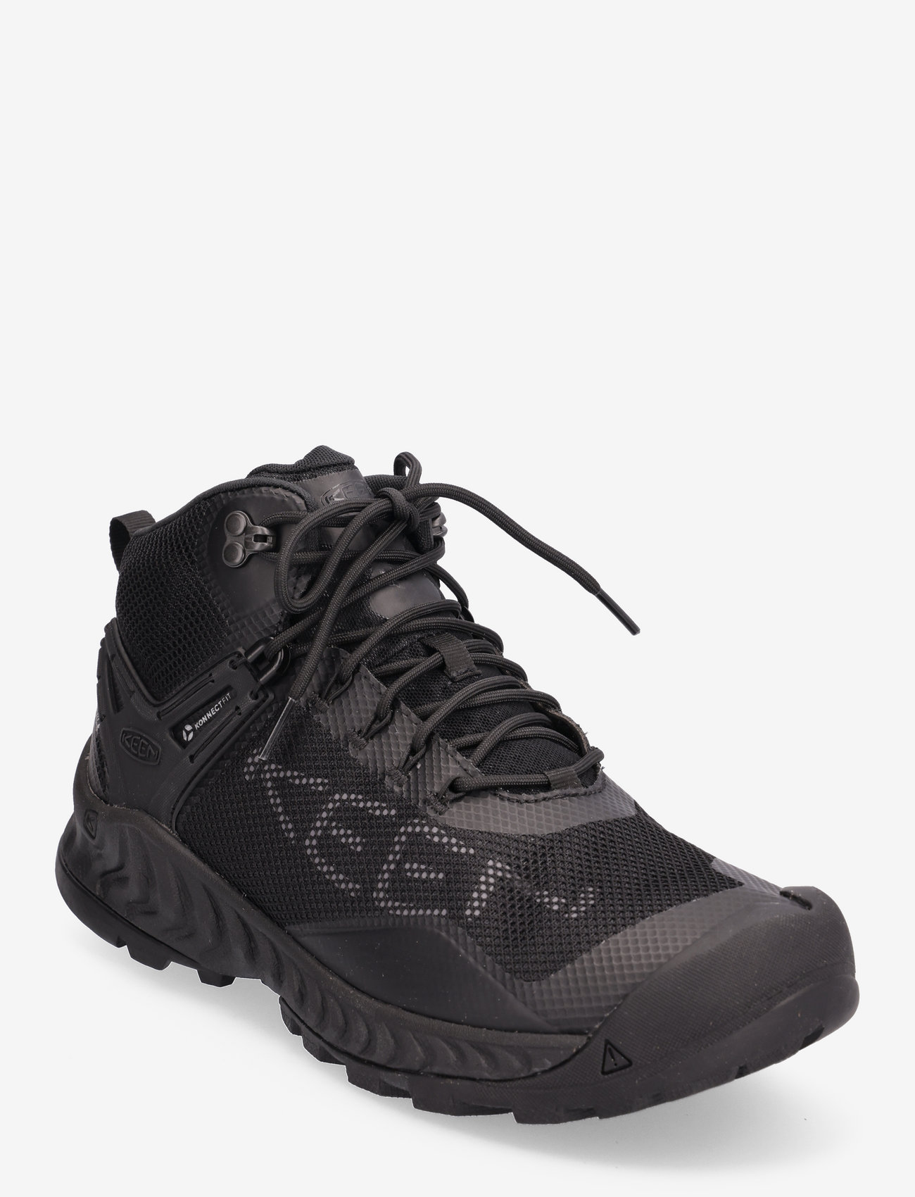 KEEN - KE NXIS EVO MID WP M-TRIPLE BLACK - hiking shoes - triple black - 0