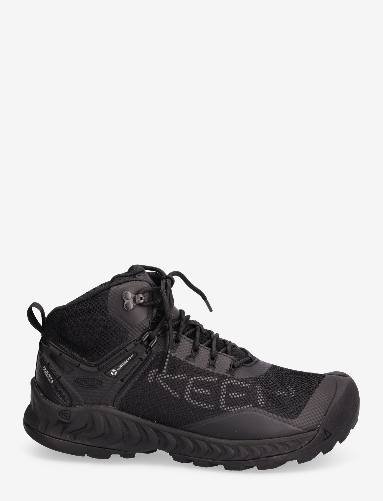 KEEN - KE NXIS EVO MID WP M-TRIPLE BLACK - wandelschoenen - triple black - 1