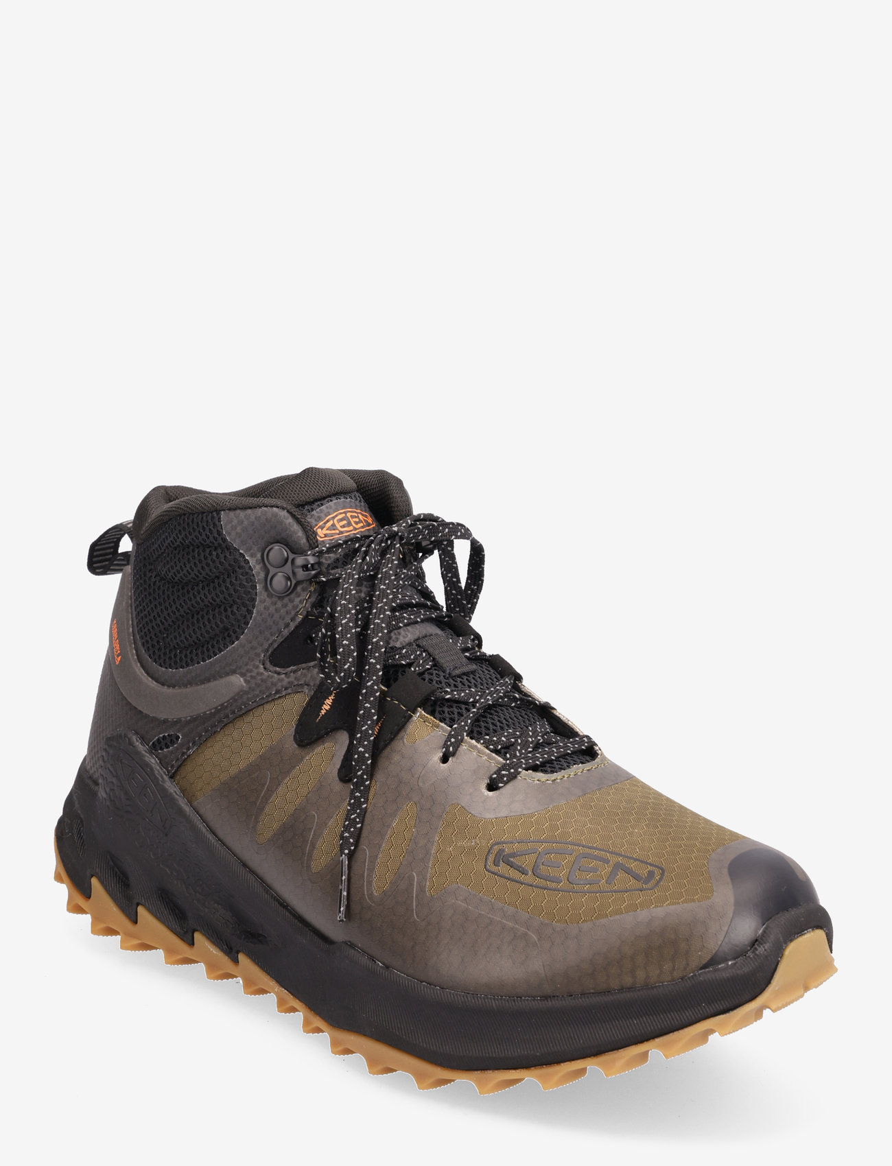 KEEN - KE ZIONIC MID WP M-DARK OLIVE-SCARLET IBIS - dark olive-scarlet ibis - 0