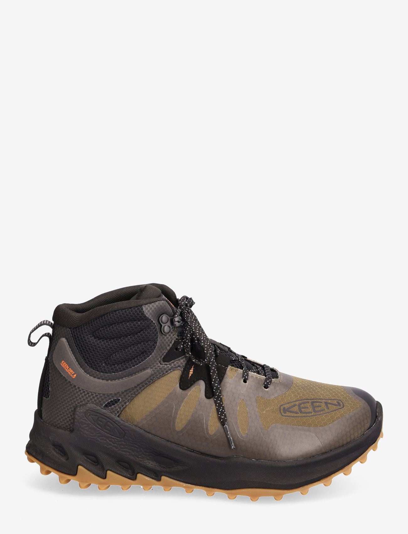 KEEN - KE ZIONIC MID WP M-DARK OLIVE-SCARLET IBIS - hiking shoes - dark olive-scarlet ibis - 1