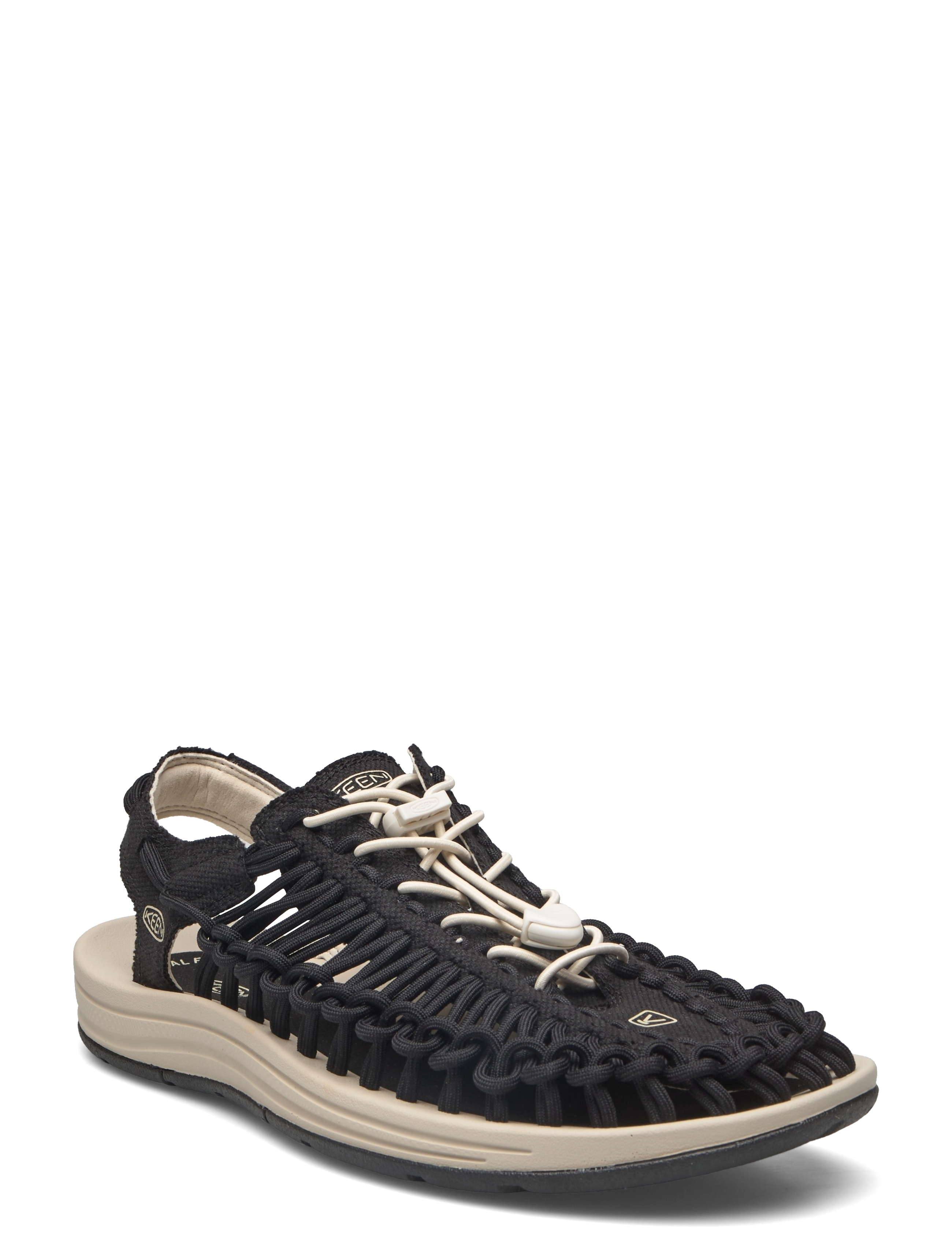 KEEN Ke Uneek Canvas, 40.5, Summer Schuhe, Schwarz - Sandals, Männerswear