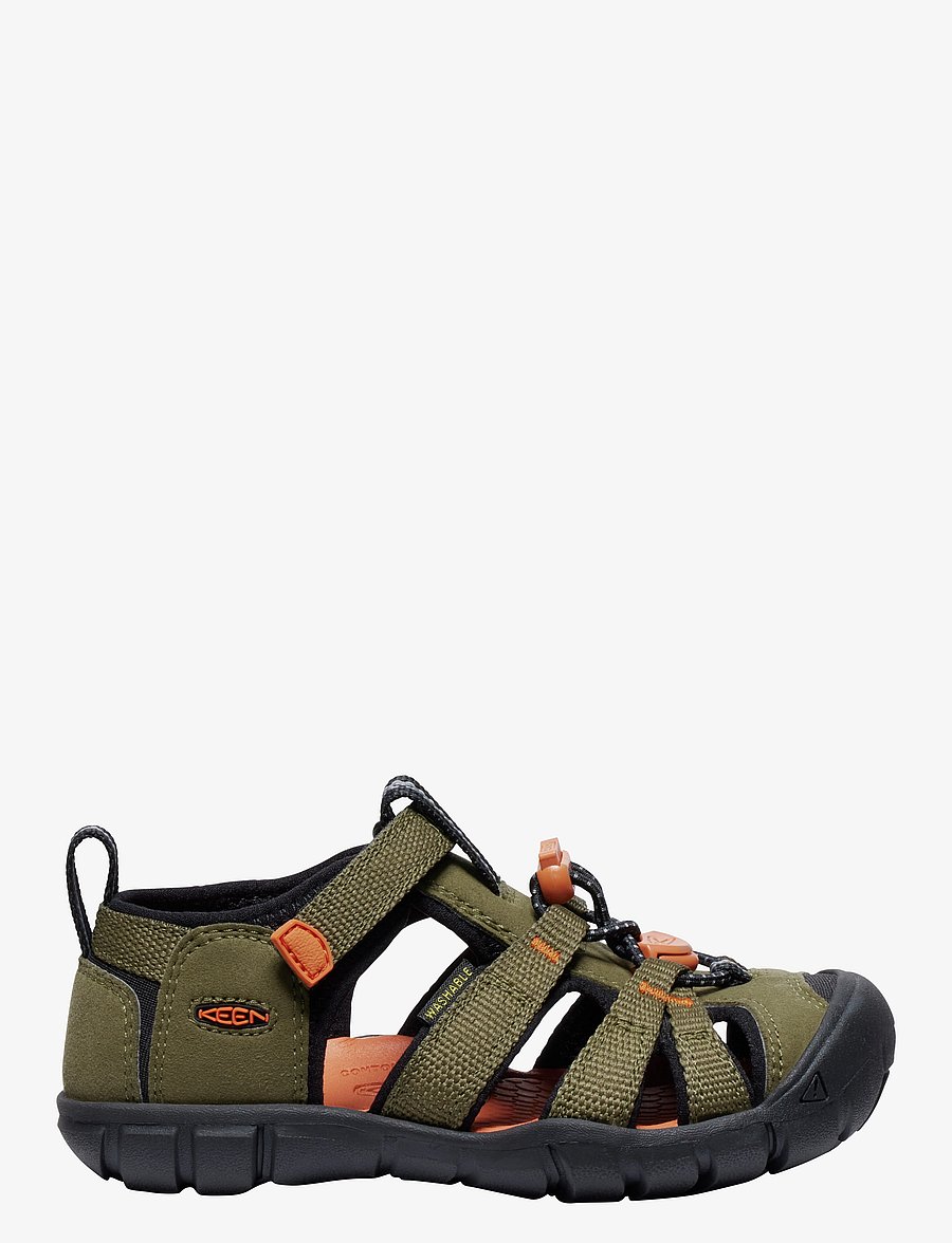 KEEN - KE SEACAMP II CNX C-DARK - sandalen - dark olive-gold flame - 1