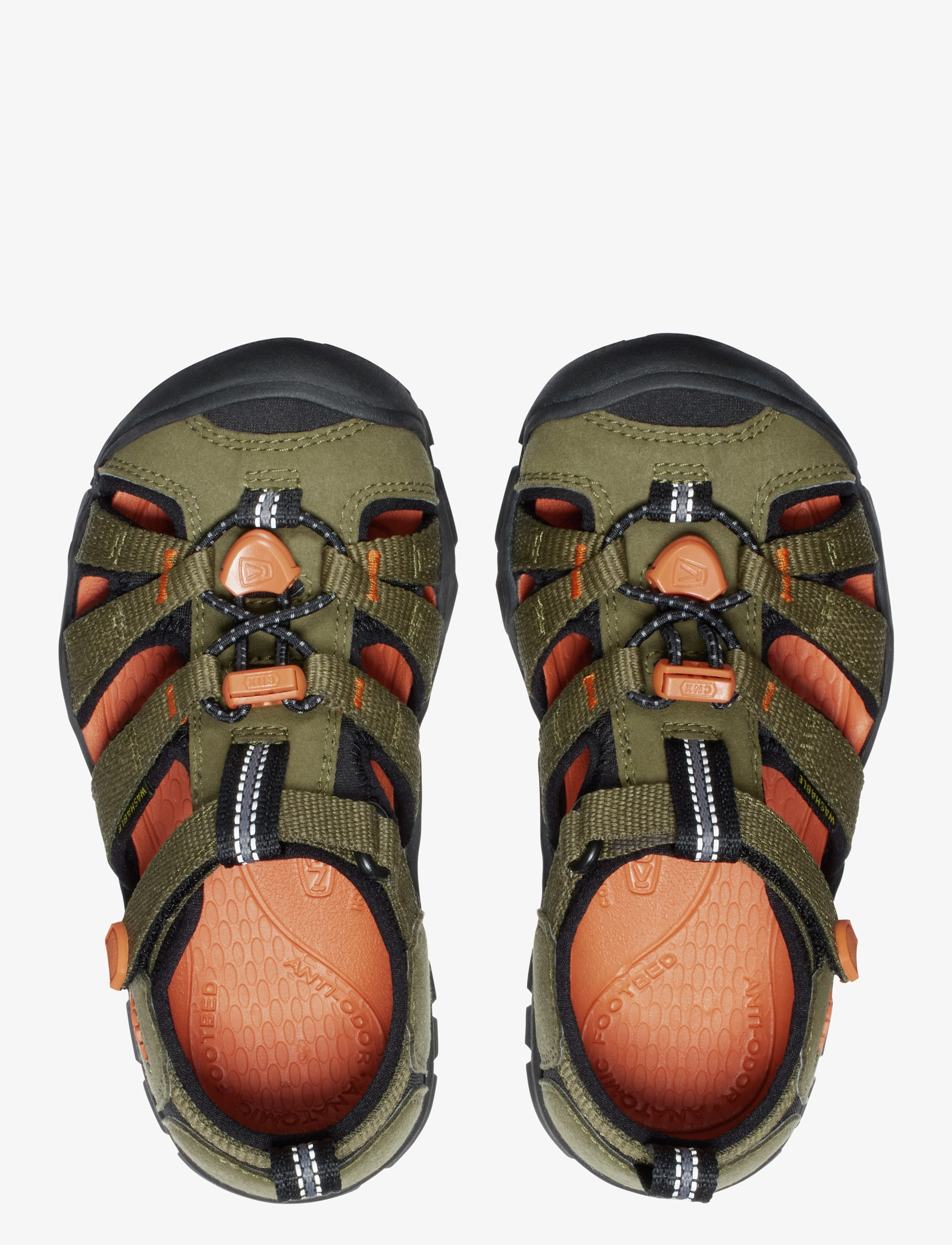 KEEN - KE SEACAMP II CNX C-DARK - sandals - dark olive-gold flame - 2