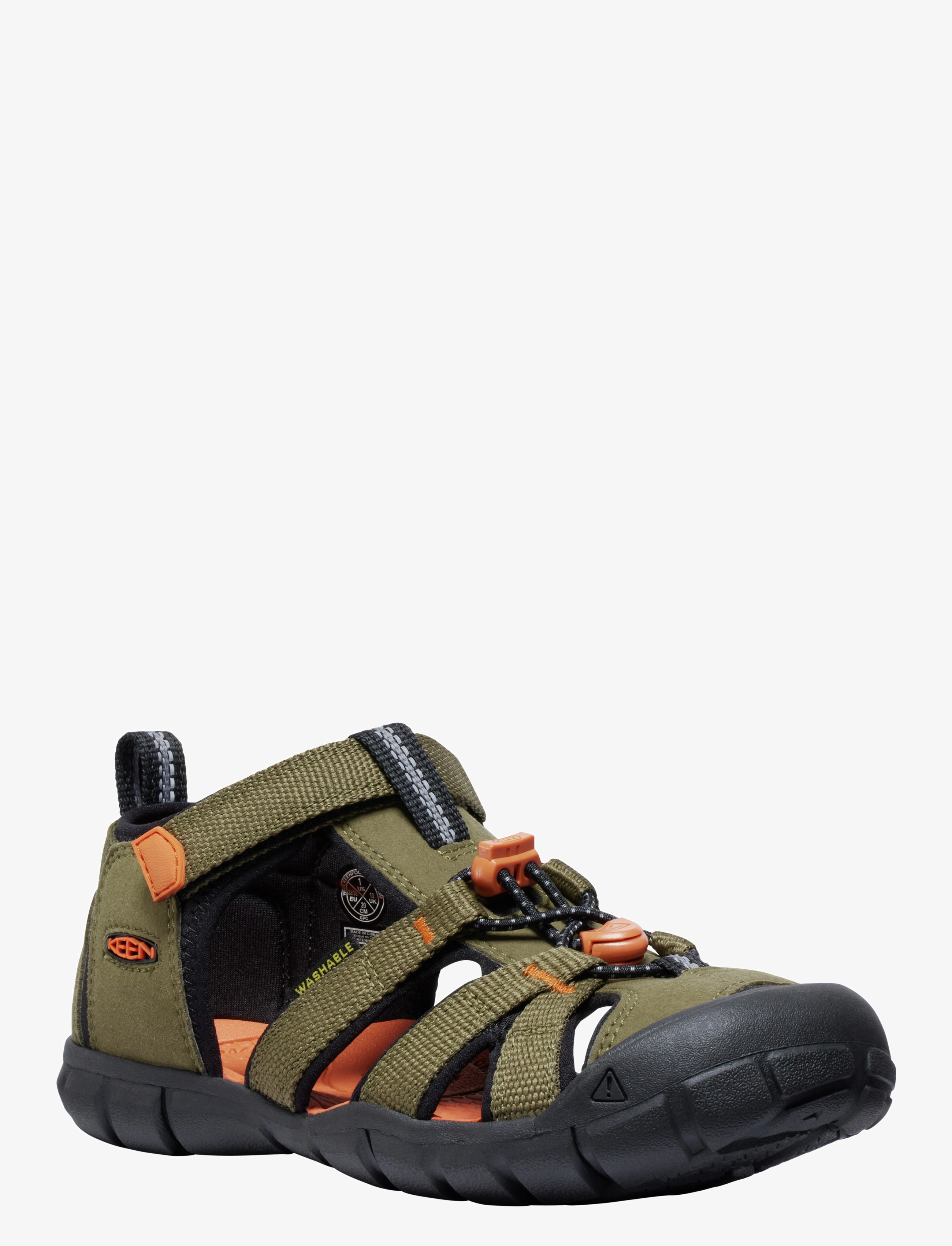 KEEN Ke Seacamp Ii Cnx Y-Dark, 34, Khaki green, Sommersko > Sandaler, Børn