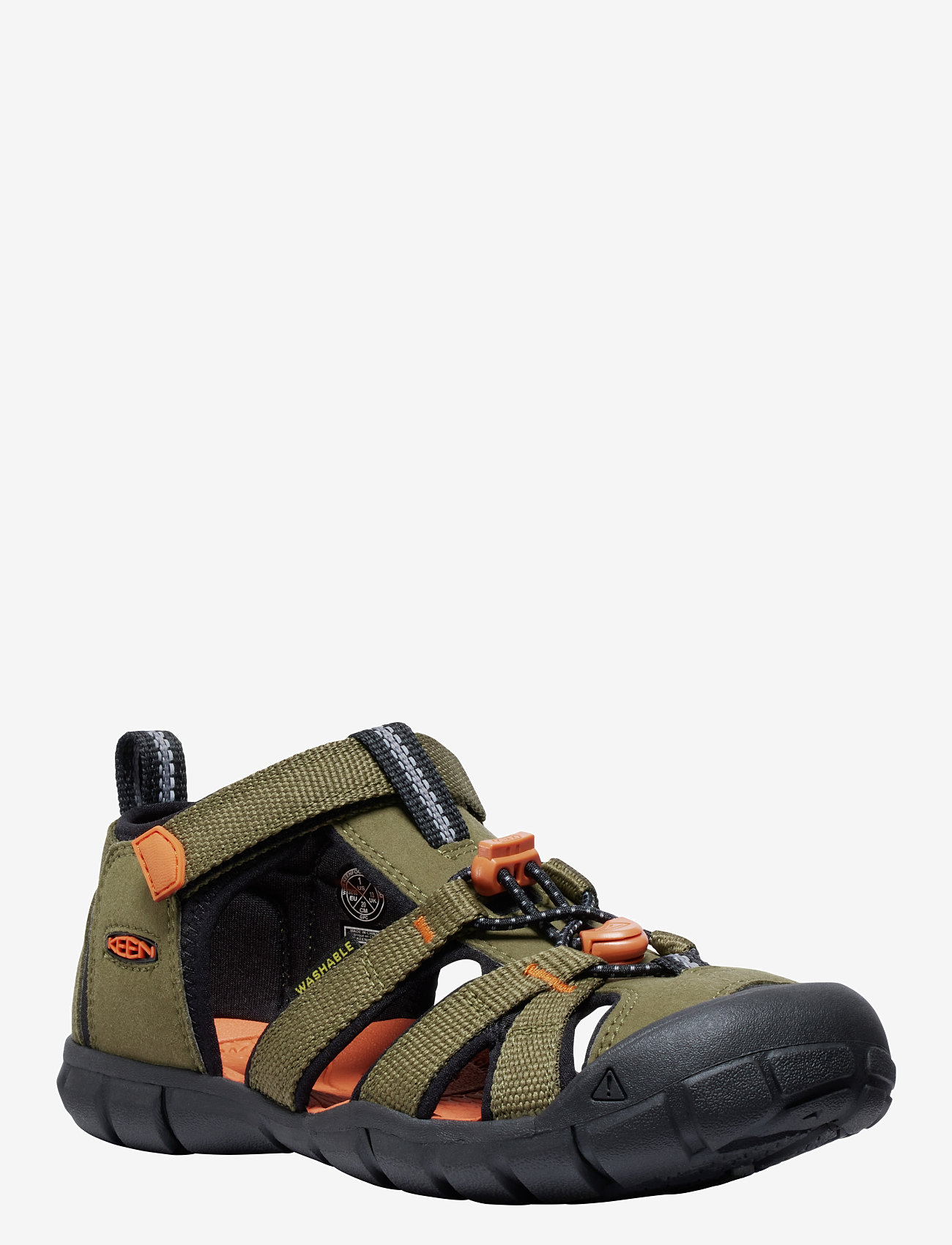 KEEN - KE SEACAMP II CNX Y-DARK - sandaler - dark olive-gold flame - 0