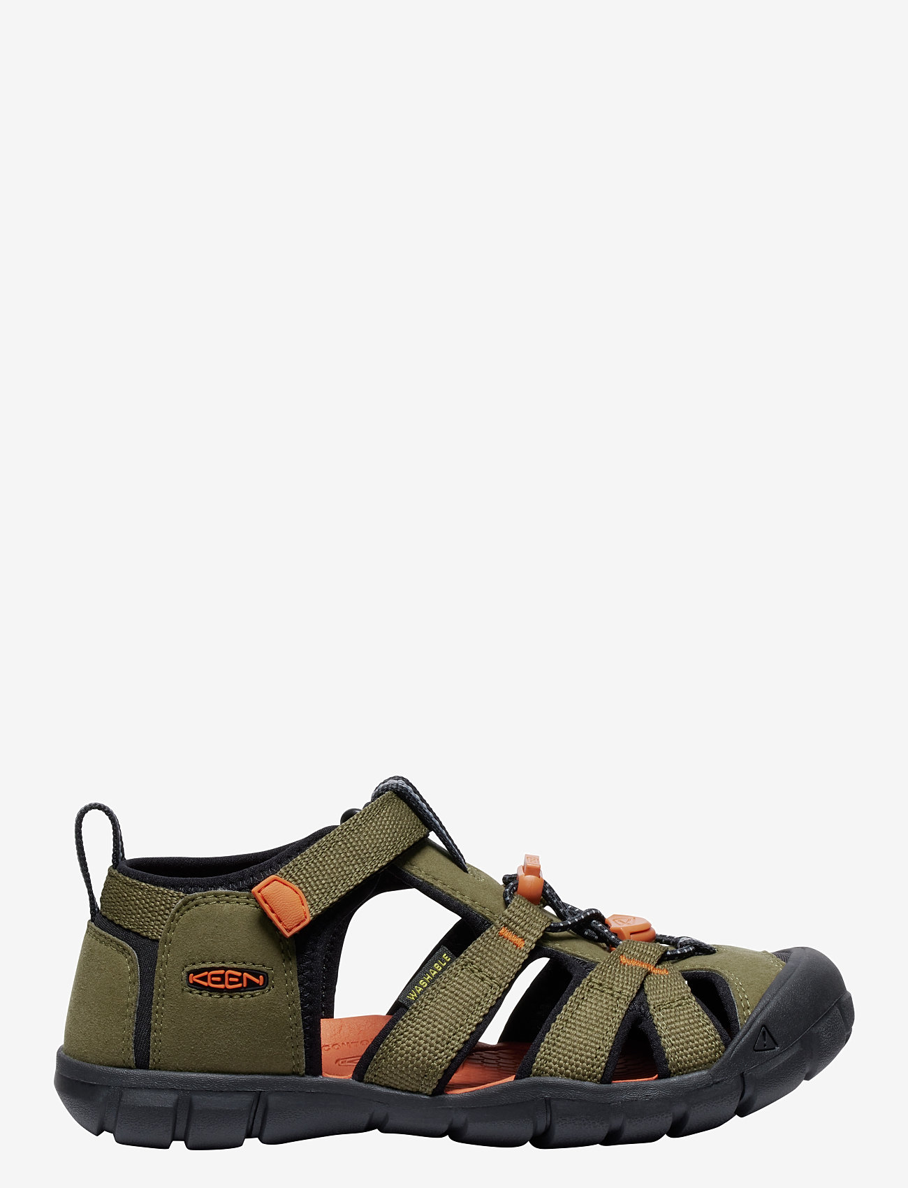 KEEN - KE SEACAMP II CNX Y-DARK - sandaler - dark olive-gold flame - 1