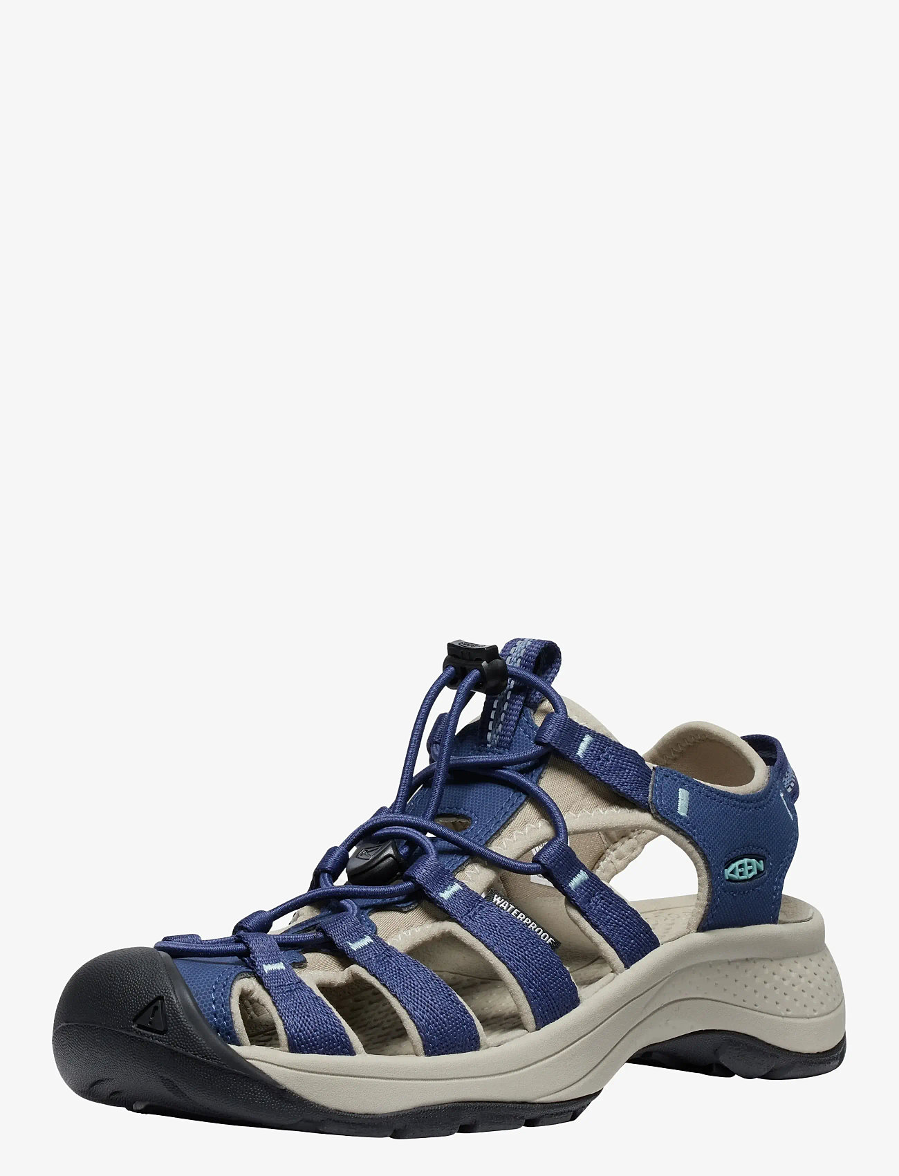 KEEN - KE ASTORIA WEST SANDAL W-NAVAL - hiking sandals - naval academy-reef waters - 1