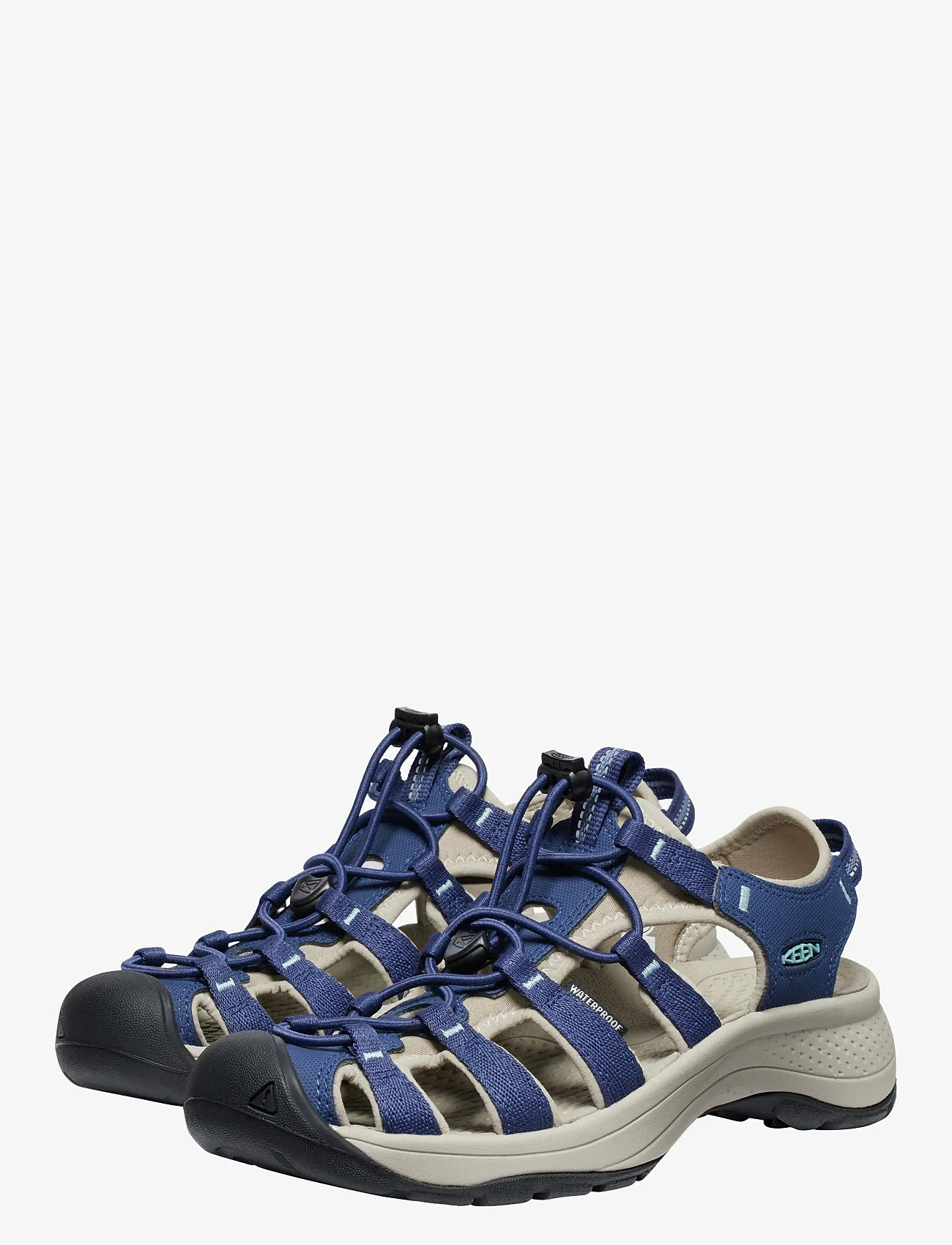 KEEN - KE ASTORIA WEST SANDAL W-NAVAL - hiking sandals - naval academy-reef waters - 2
